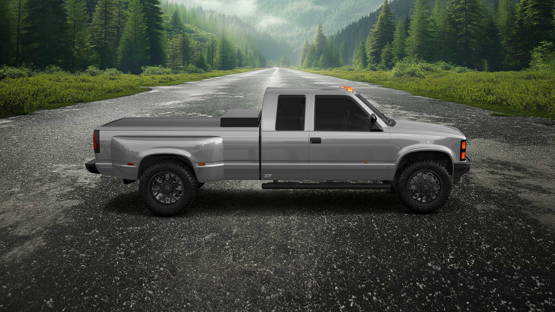 Chevrolet K3500 Extended Cab Pickup Truck 1988