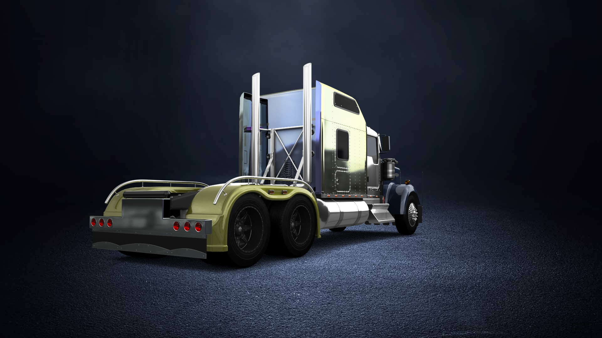 Kenworth W900 Sleeper Cab Truck 2015