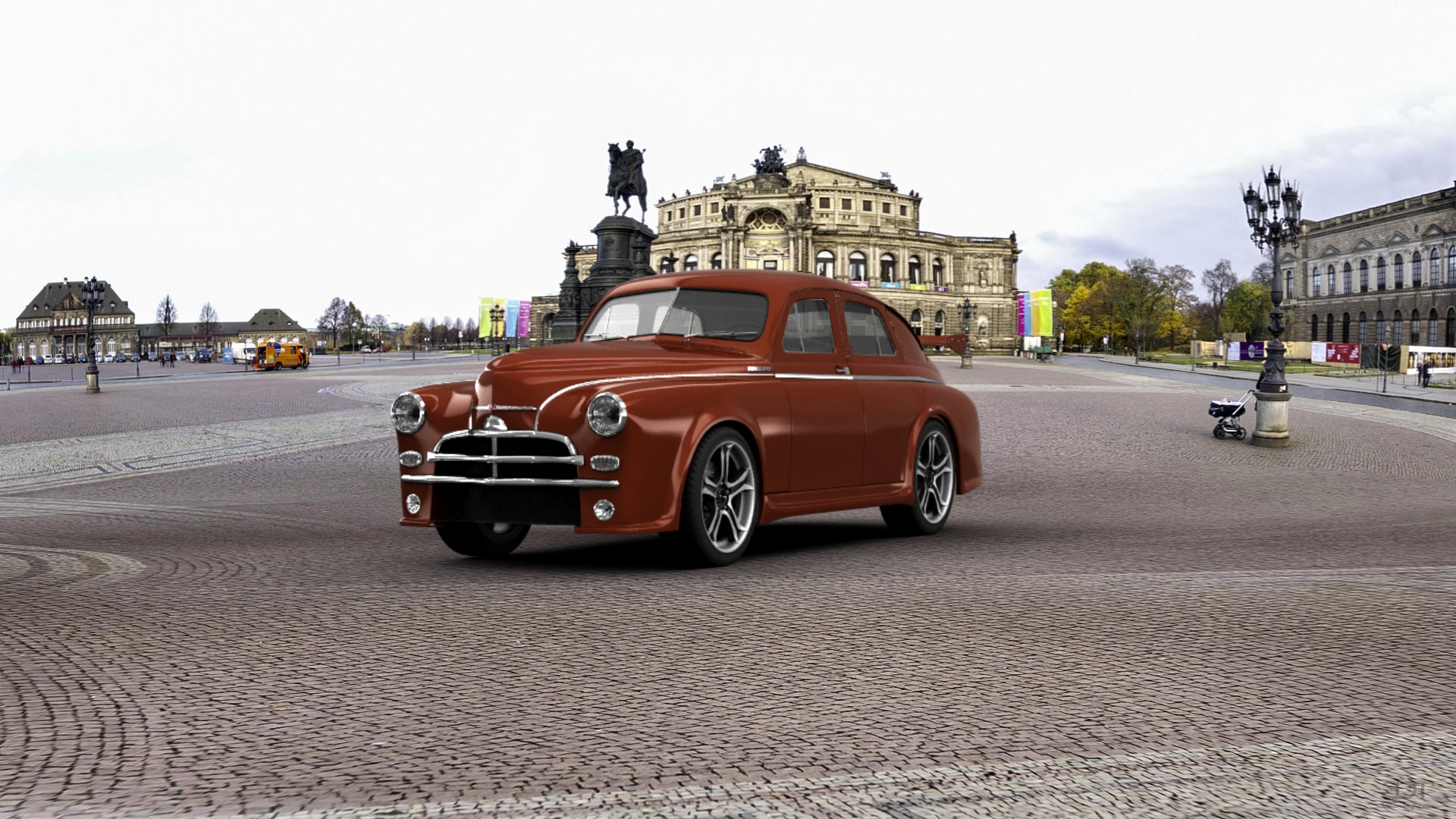 GAZ M20 Pobeda Fastback 1950 tuning