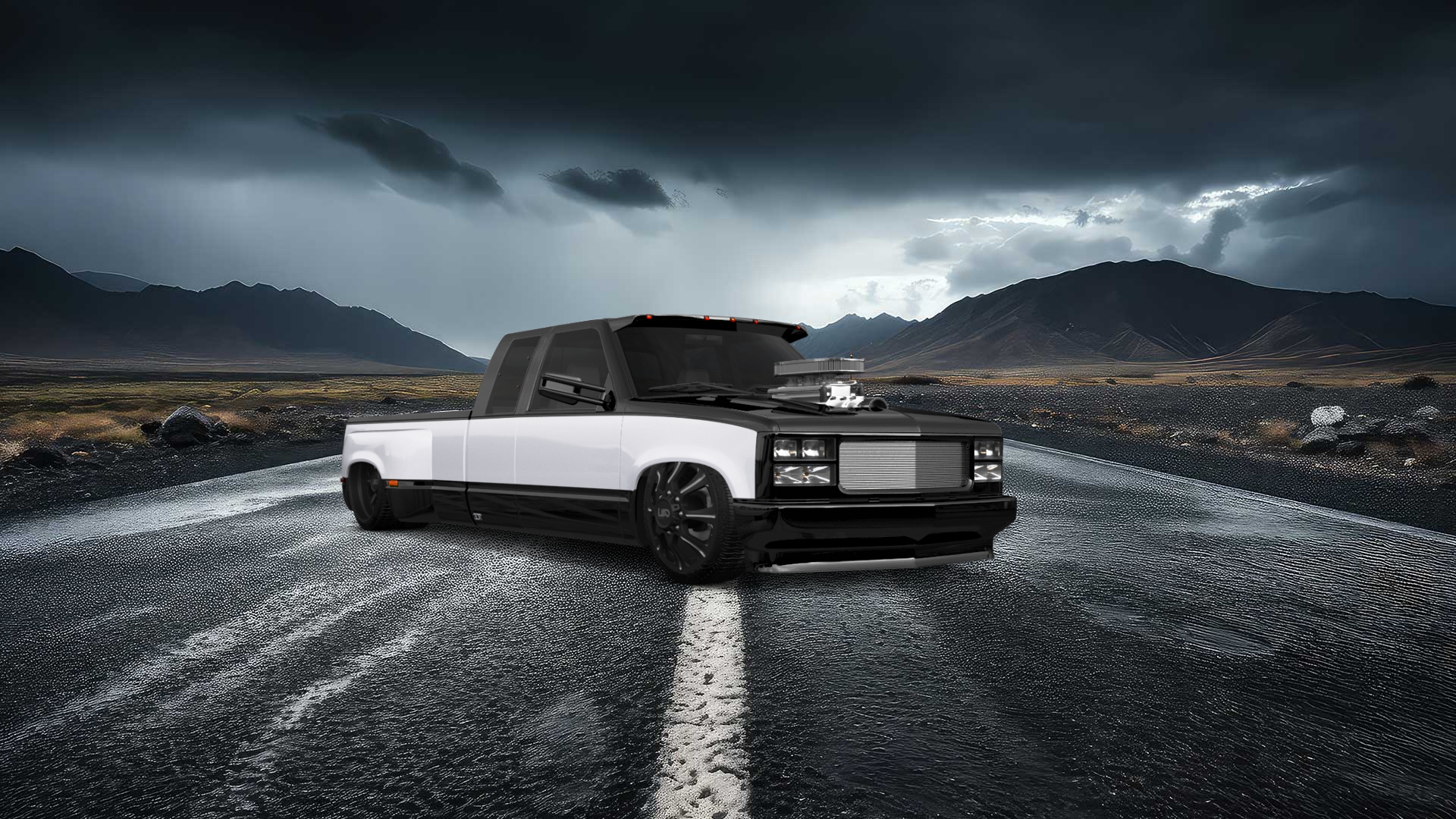 Chevrolet K3500 Extended Cab Pickup Truck 1988