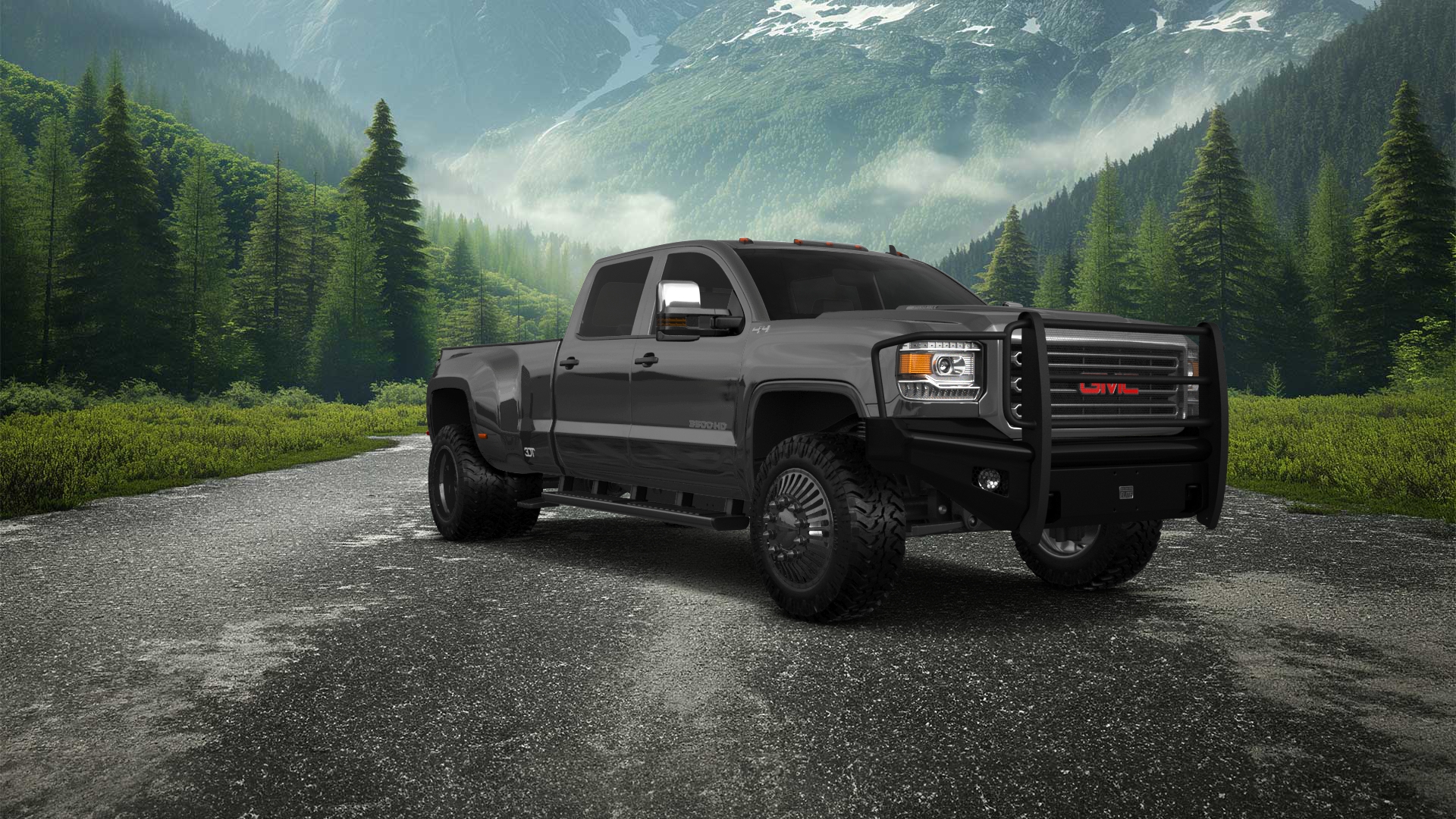 GMC Sierra 3500 HD Crew Cab 4 Door pickup truck 2015