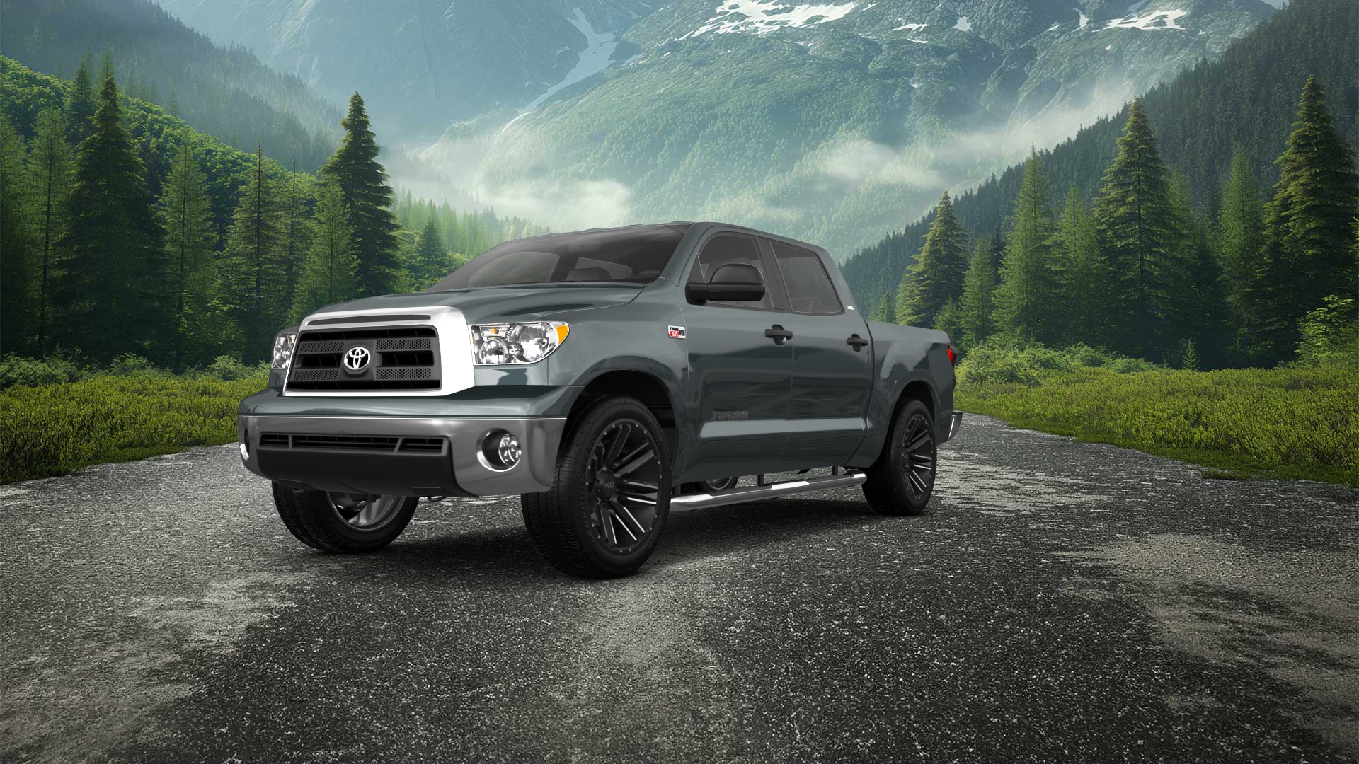 Toyota Tundra 5.5 ft box 4 Door pickup truck 2007 tuning