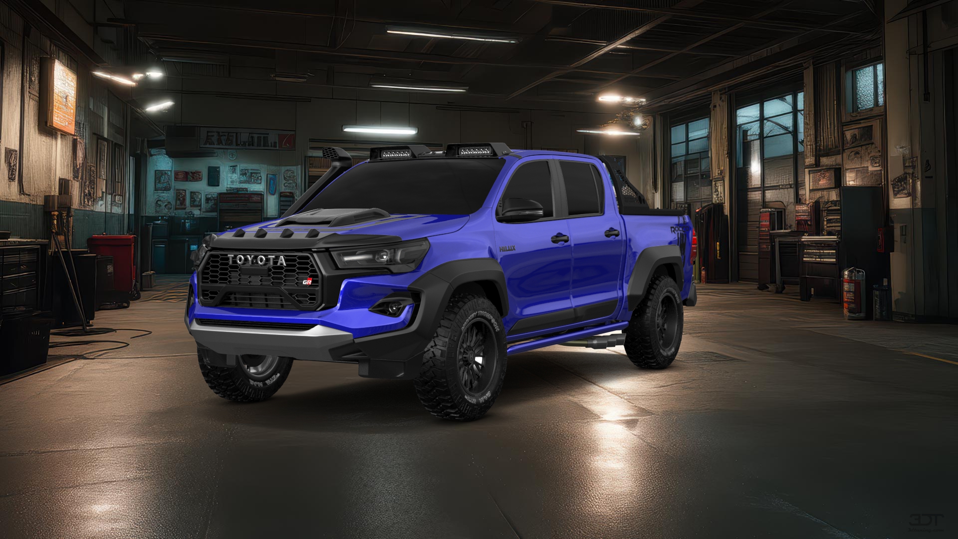 Toyota Hilux Double Cab 4 Door pickup truck 2015 tuning