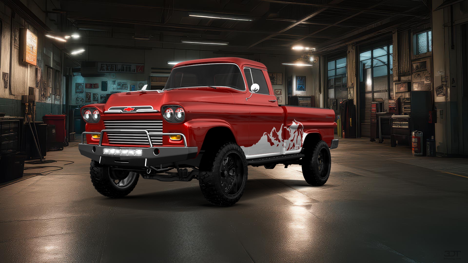 Chevrolet Apache 2 Door pickup truck 1958 tuning