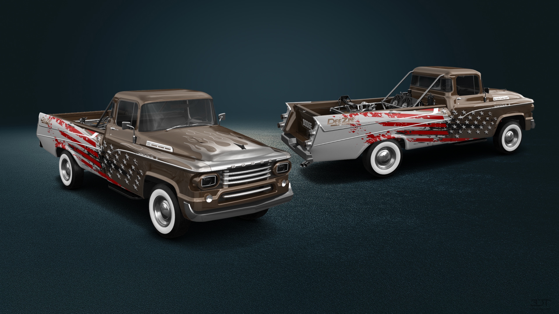 Dodge C series 2 Door pickup truck 1958 tuning