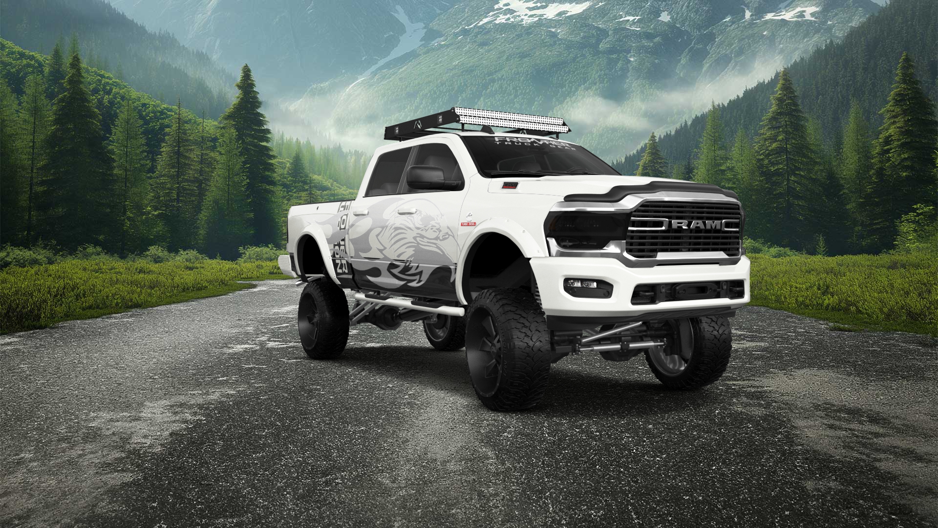 Dodge Ram 2500 4 Door pickup truck 2020 tuning