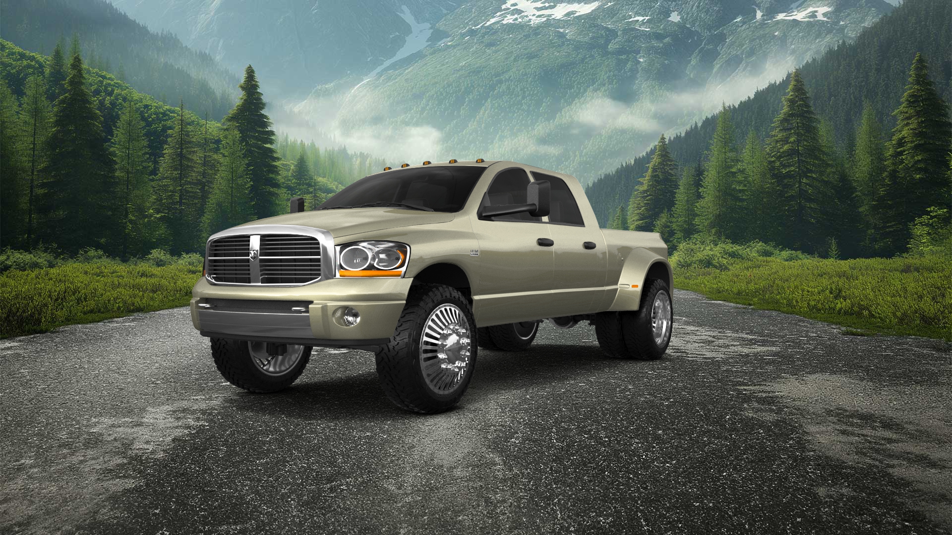 Dodge Ram 3500 Dually 4 Door pickup truck 2007 tuning