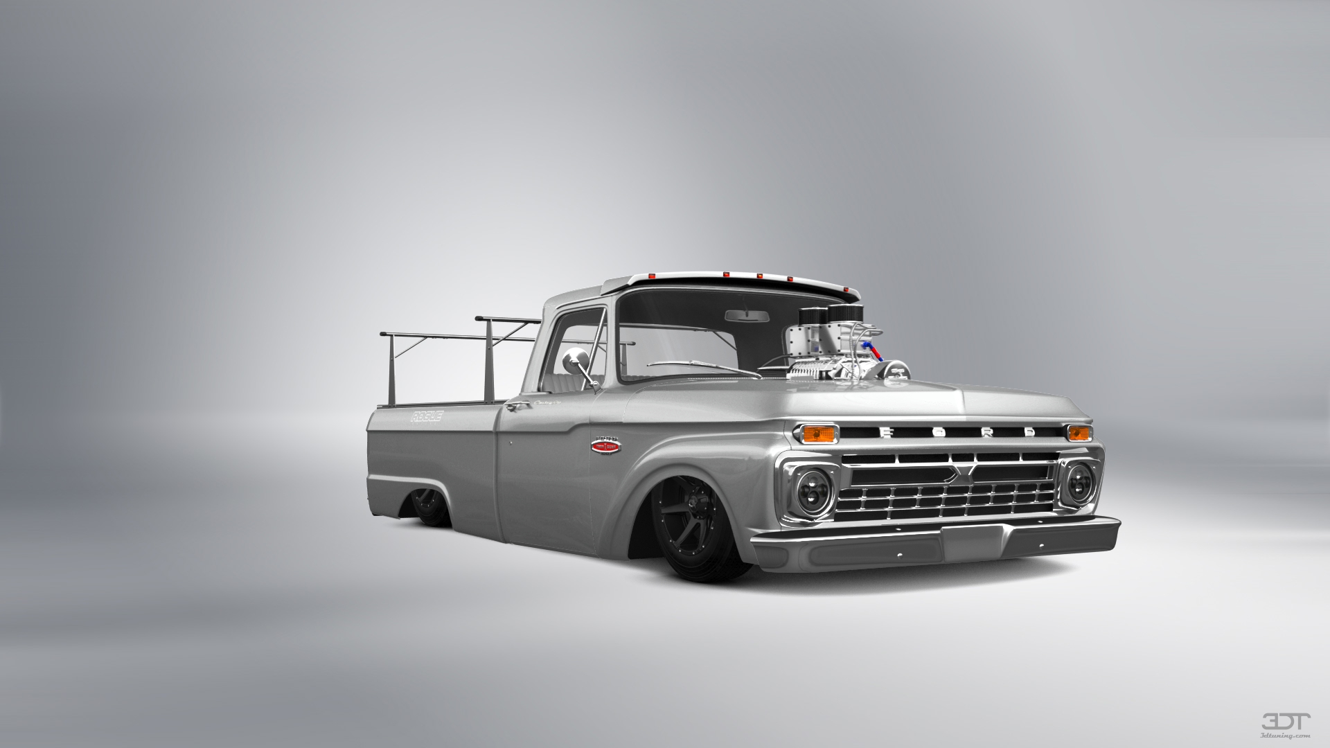 Ford F-100 Custom Cab 2 Door pickup truck 1966