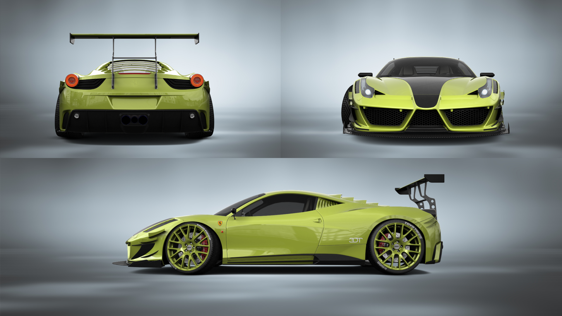 Ferrari 458 Italia 2 door spider 2010 tuning