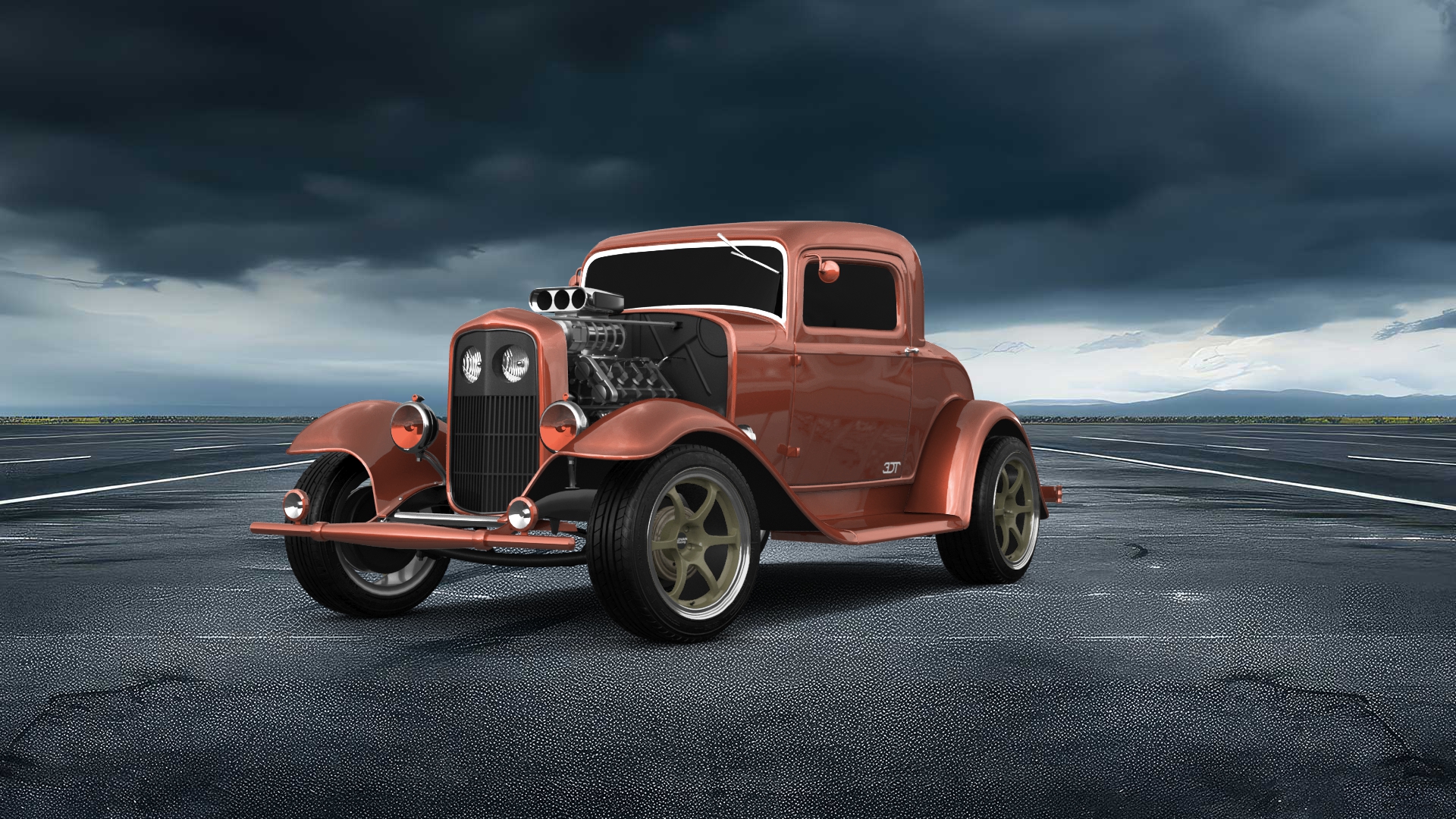 Ford Model B Deluxe 2 Door Coupe 1932 tuning