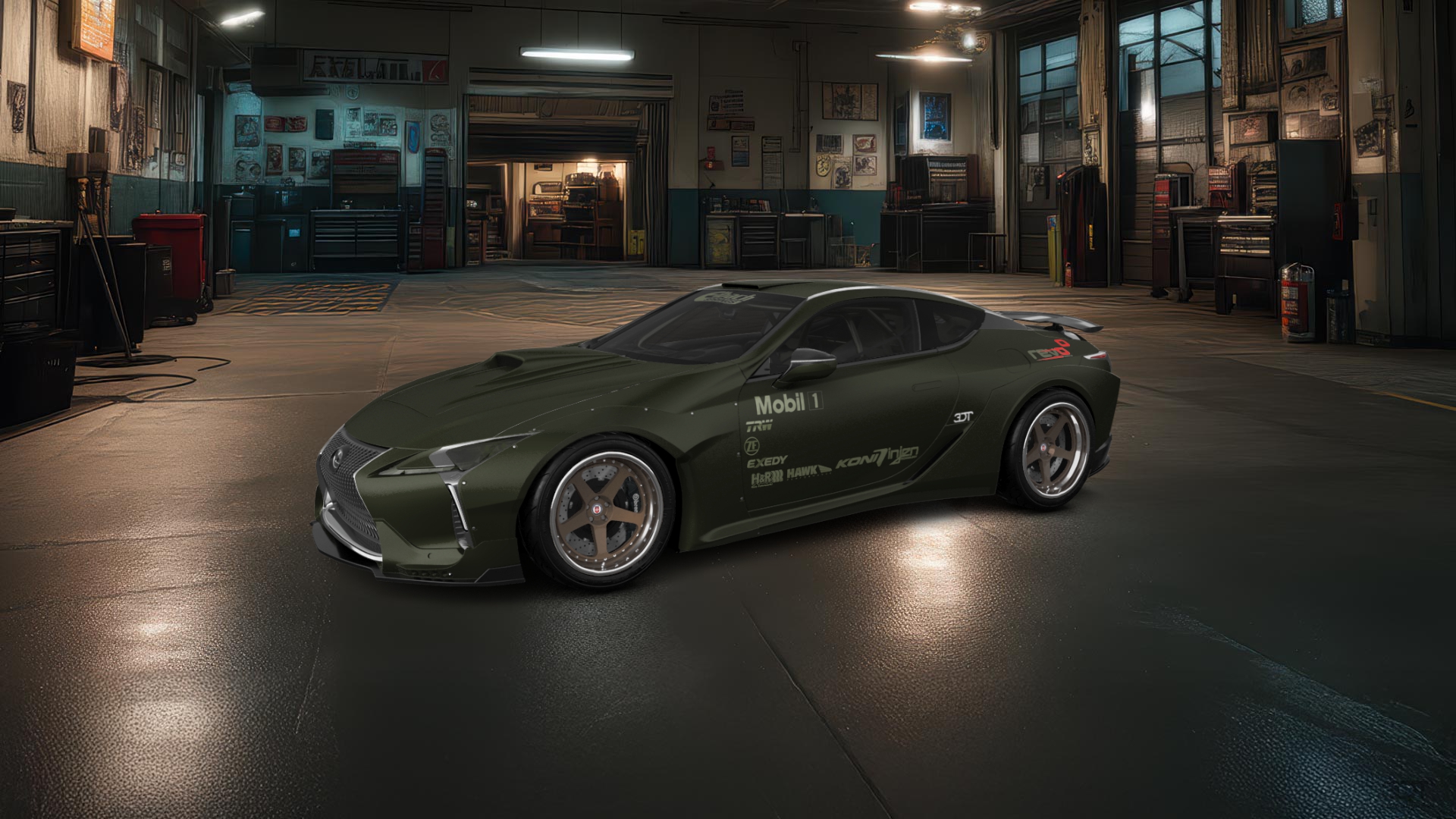 Lexus LC500 2 door fastback coupe 2017 tuning