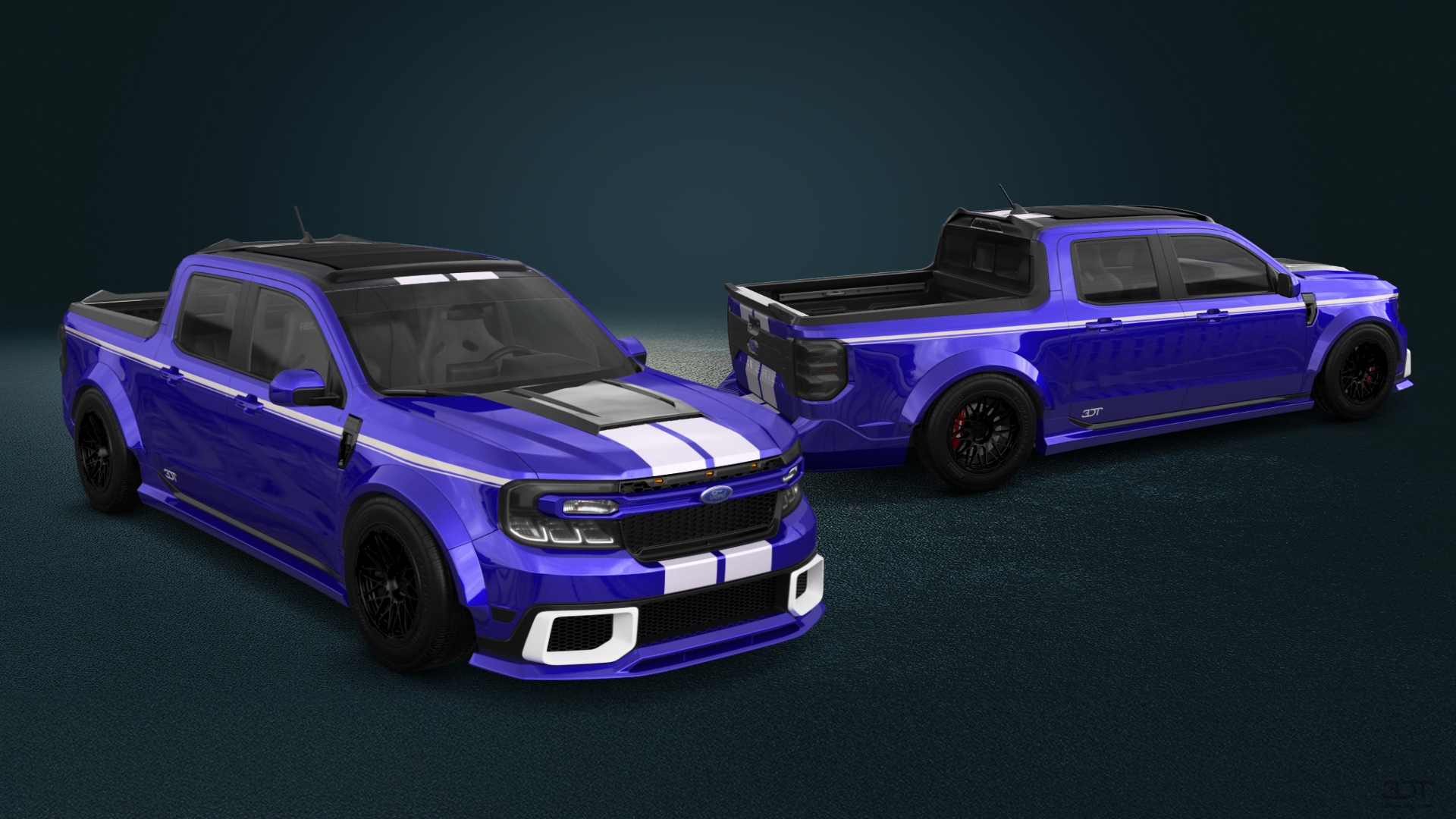 Ford Maverick 4 Door pickup truck 2022 tuning
