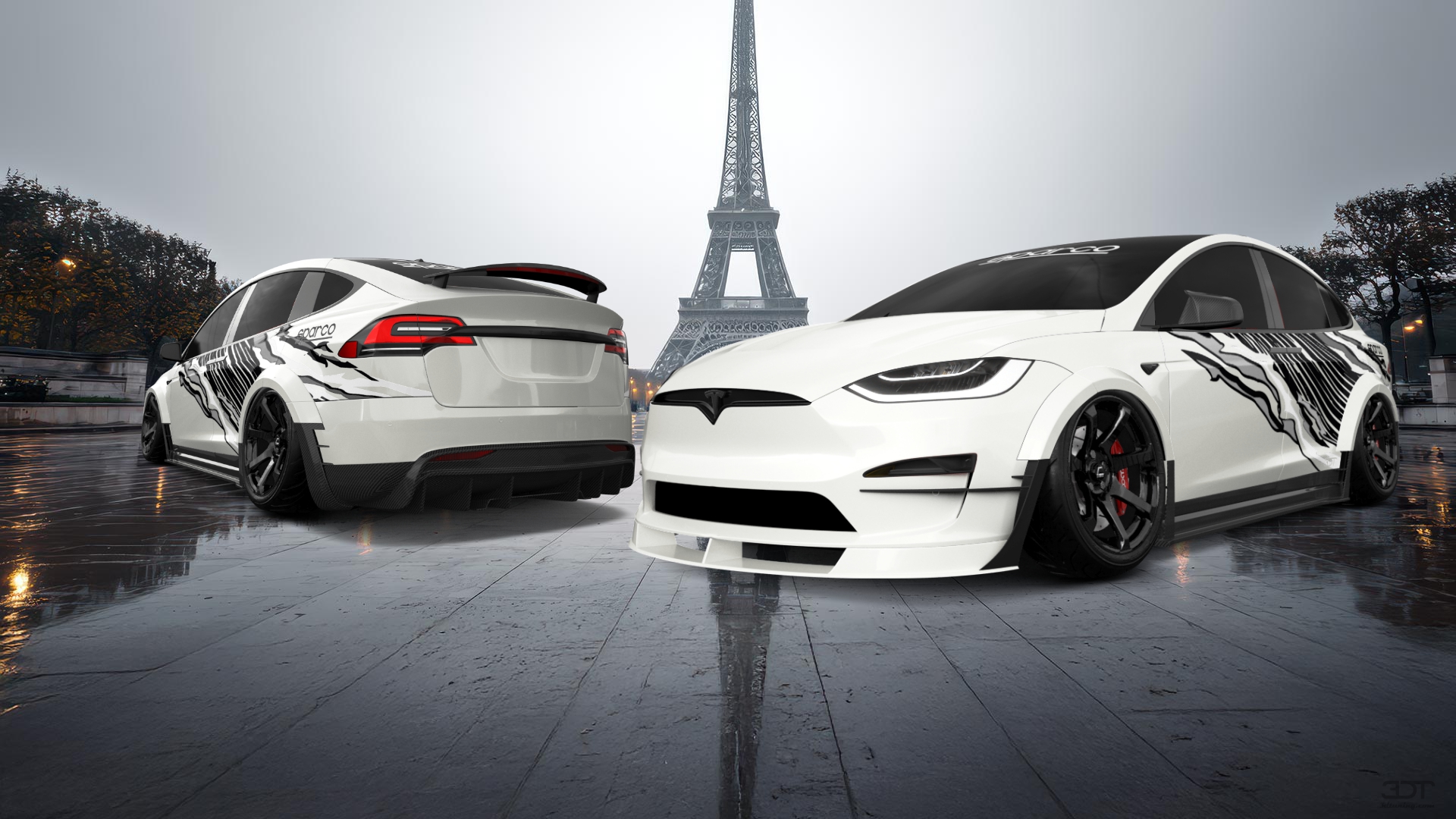 Tesla Model X 5 Door SUV 2024 tuning