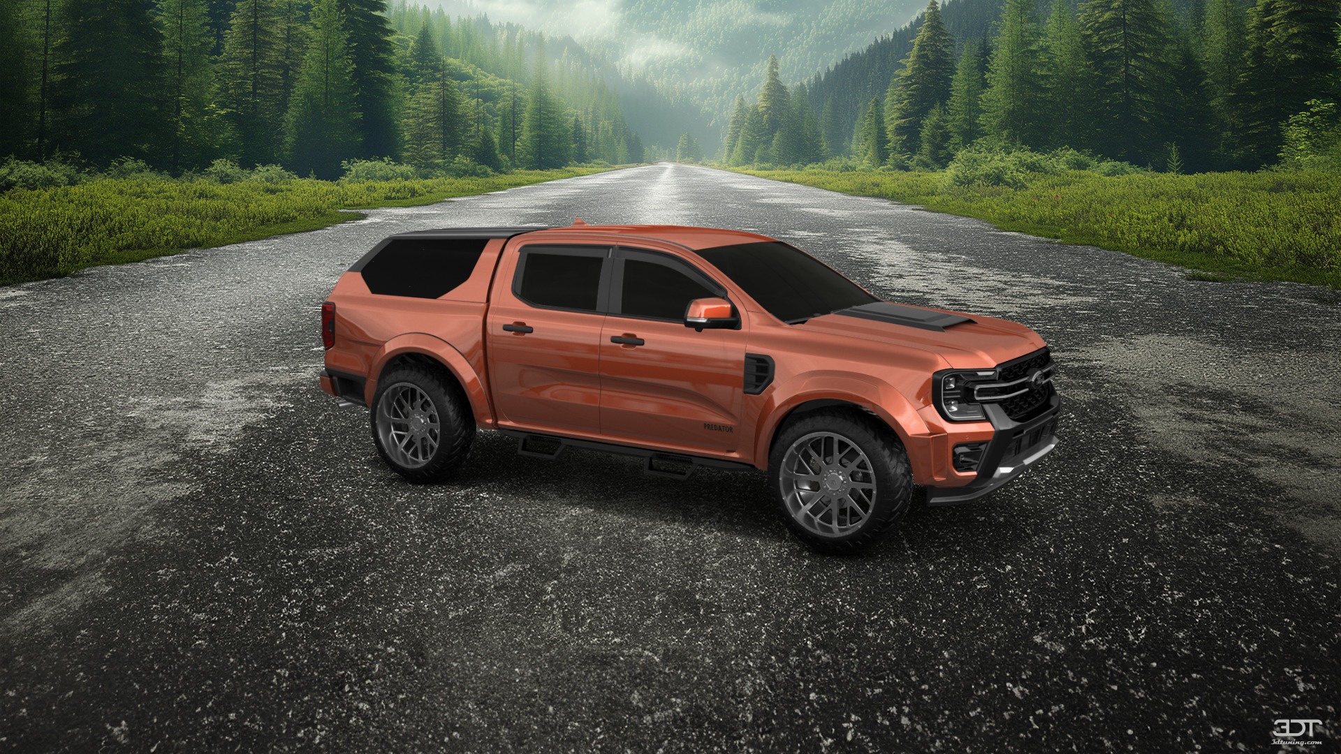 Tuning Ford Ranger 4 Door pickup truck 2022