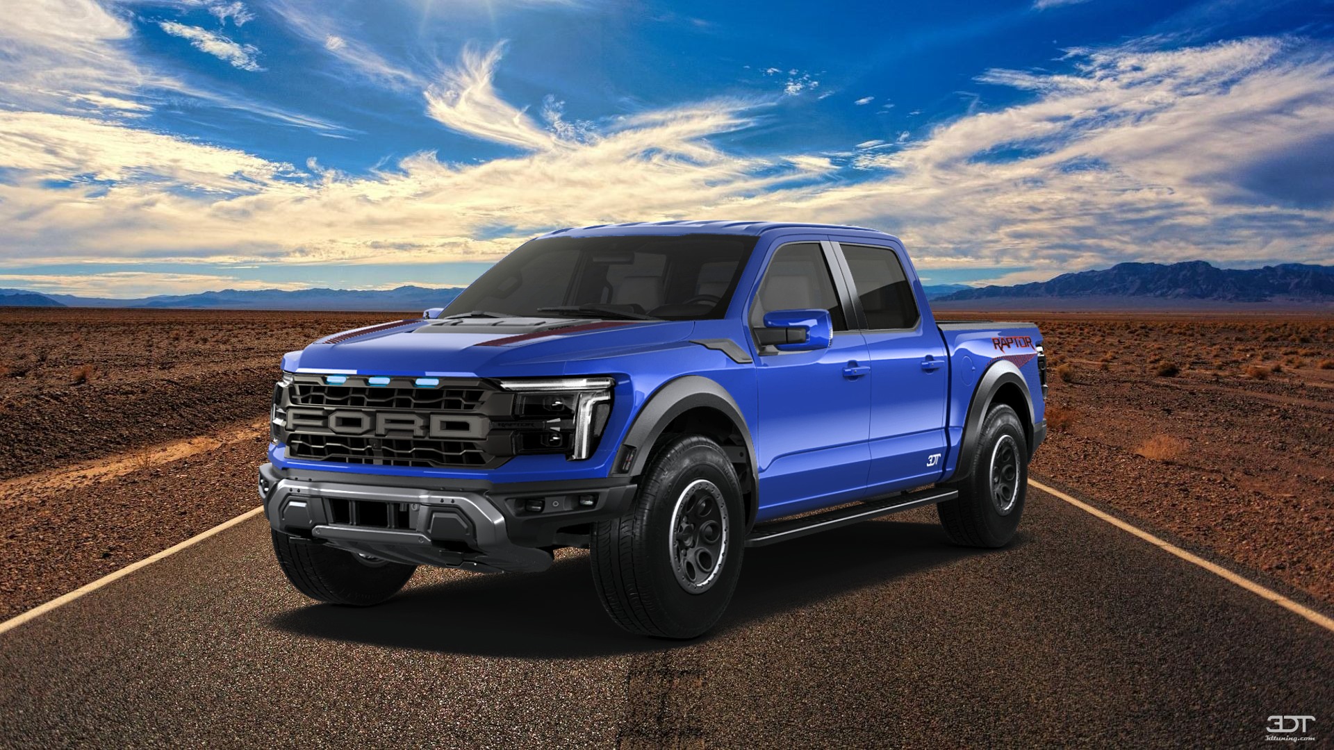 Ford F-150 Raptor 4 Door pickup truck 2024 tuning