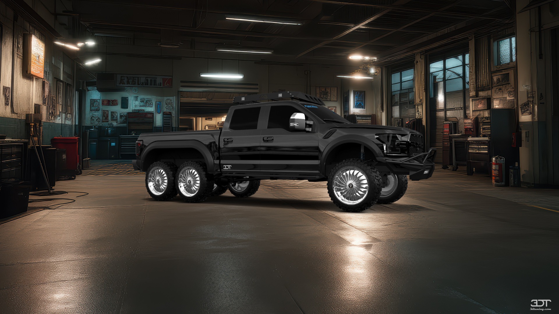 Tuning Ford Hennessey VelociRaptor 6x6 Truck 2017