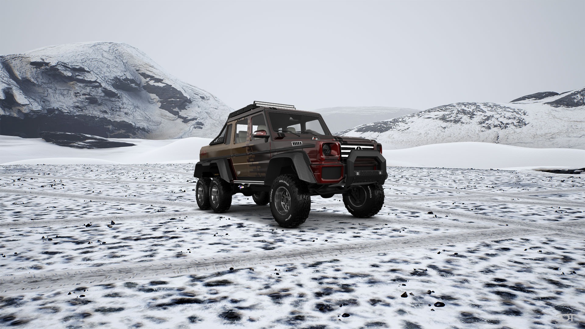 Mercedes G 63 AMG 6x6 4 Door pickup truck 2013 tuning