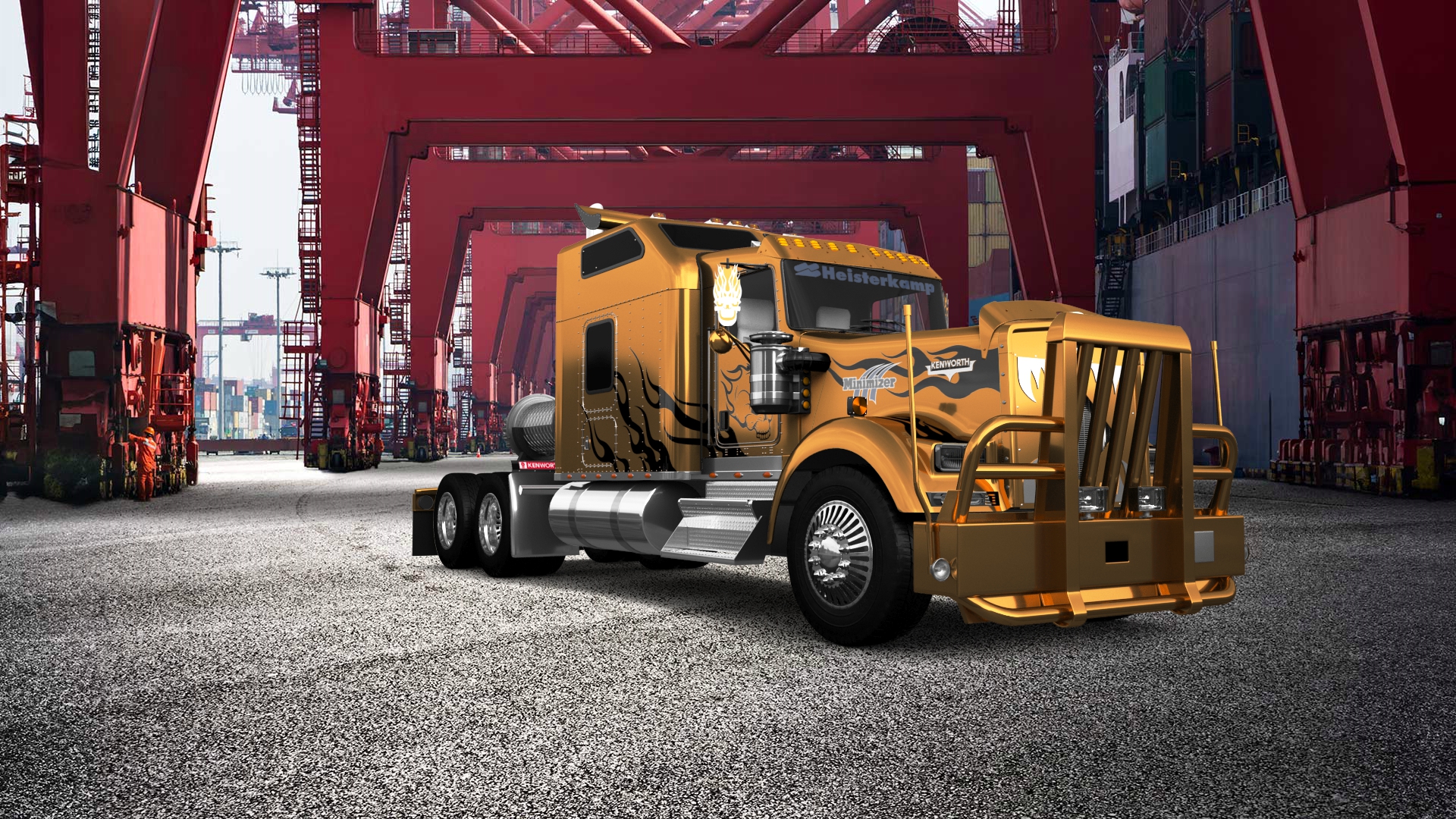 Kenworth W900 Sleeper Cab Truck 2015
