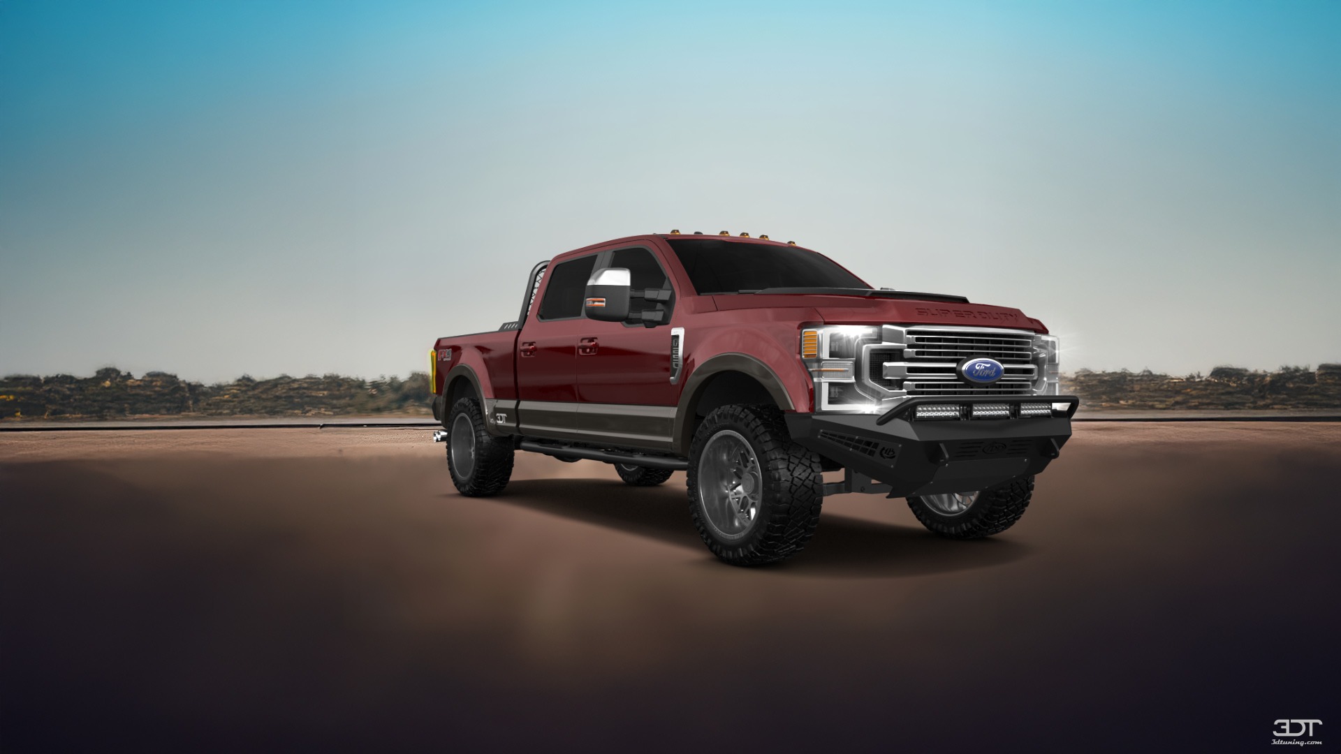 Ford F-250 4 Door pickup truck 2021 tuning