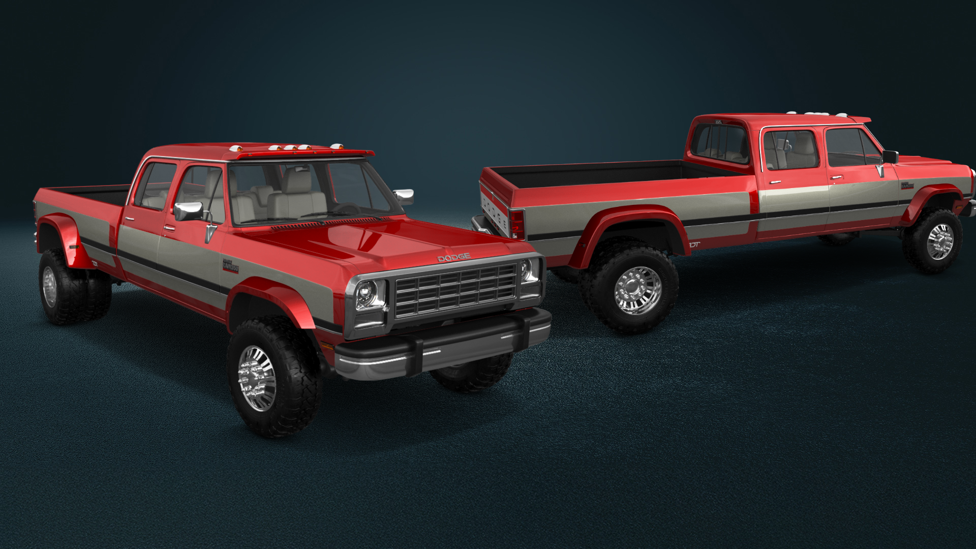 Dodge Ram 350 4 Door pickup truck 1991