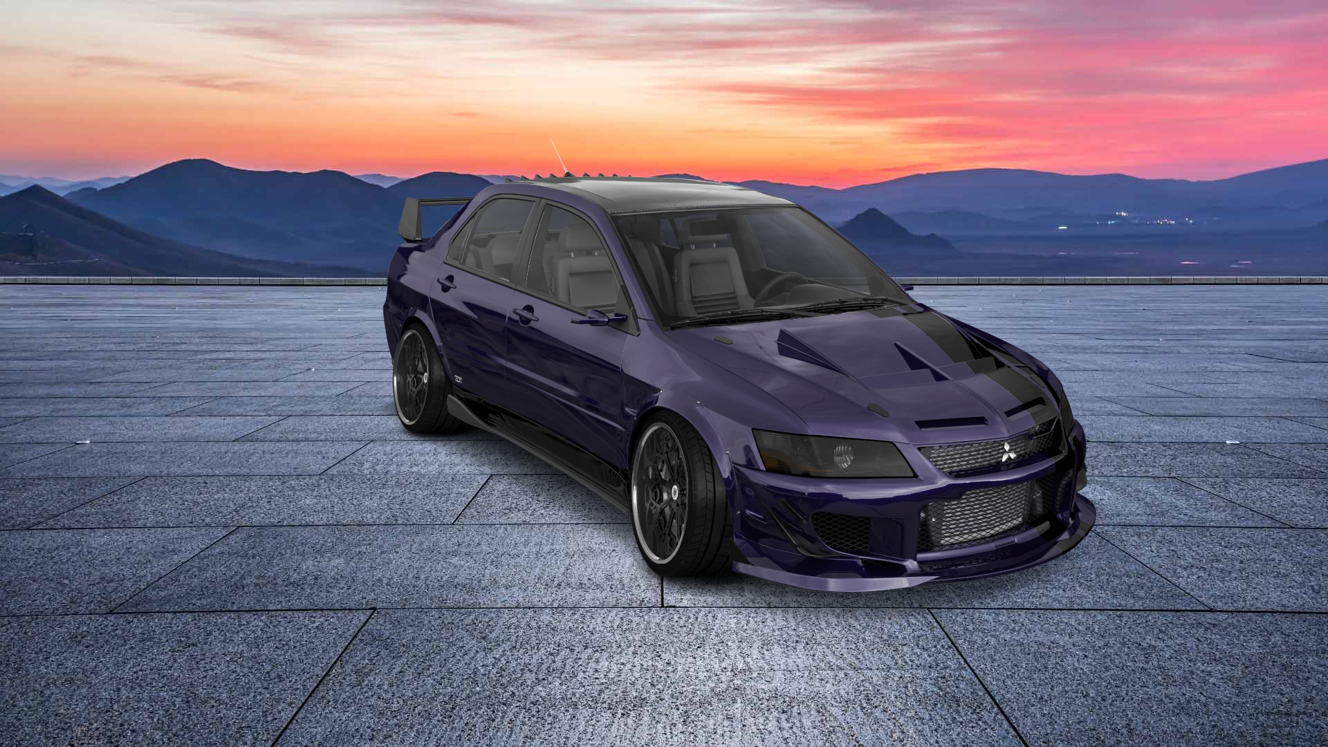 Mitsubishi Lancer Evo IX 4 Door Saloon 2005 tuning