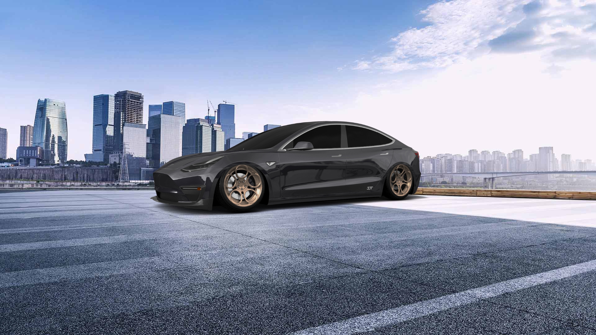 Tesla Model 3 4 Door Saloon 2017 tuning