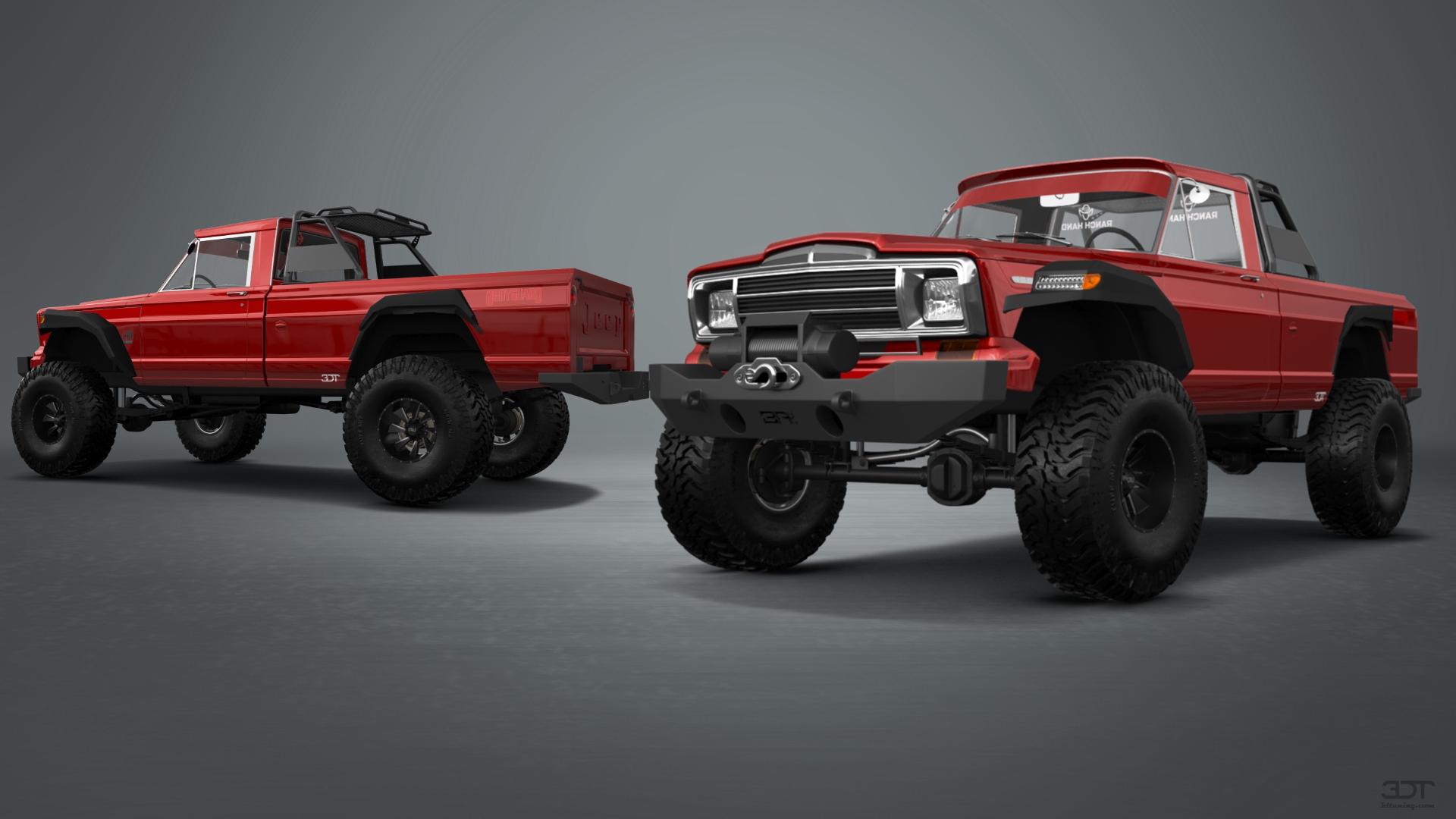 Jeep Gladiator SJ 2 Door pickup truck 1988 tuning