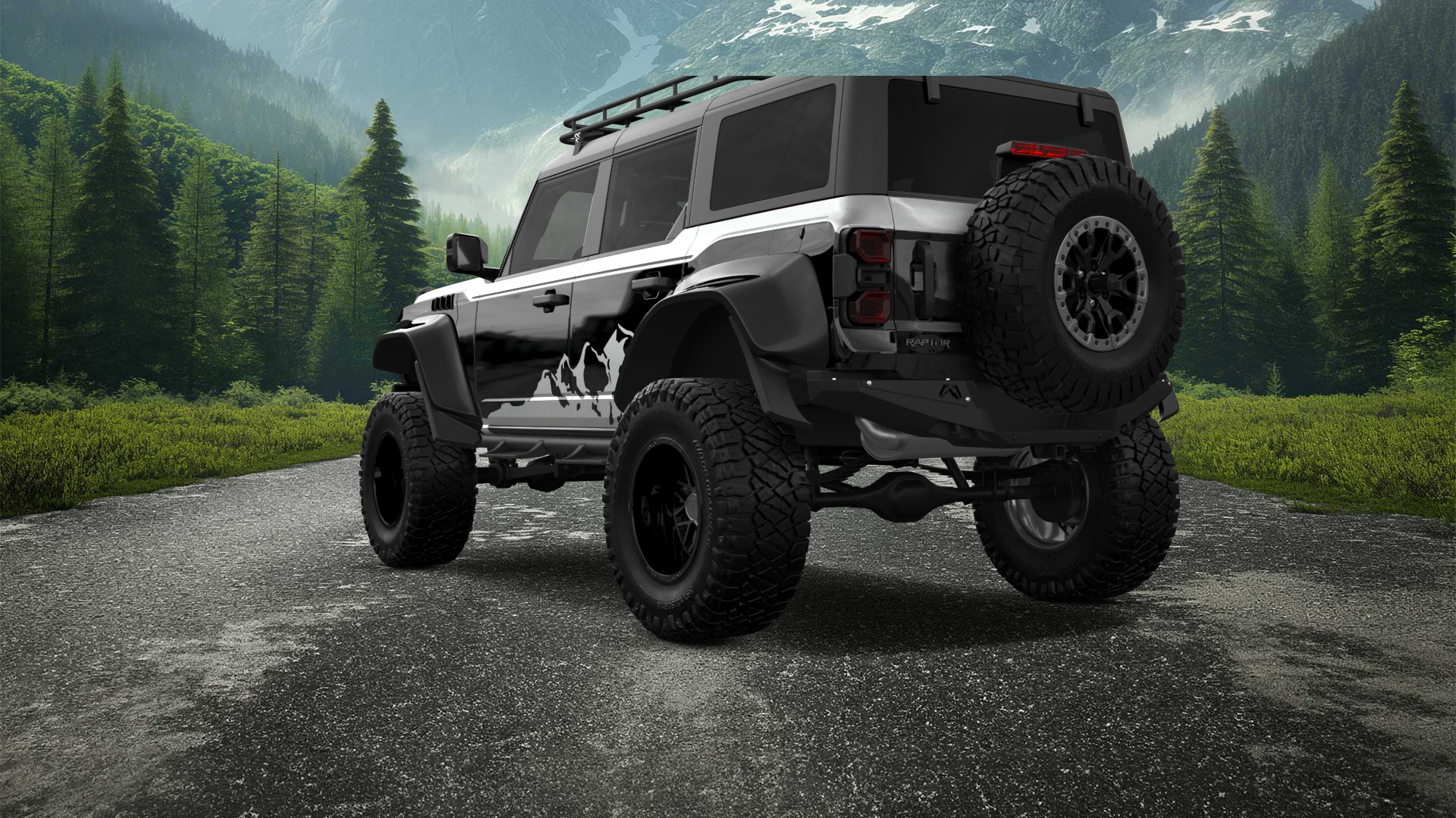Ford Bronco Raptor 4 Door pickup truck 2022