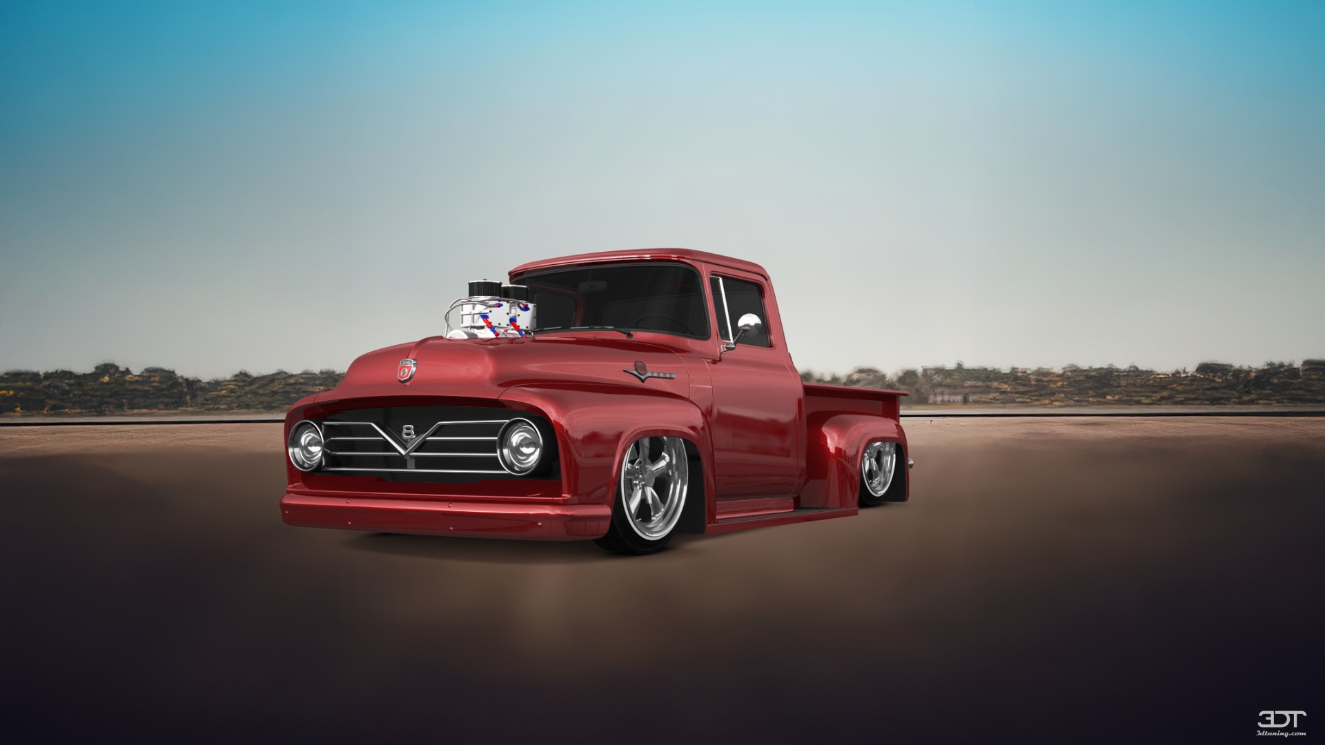 Ford F-100 2 Door truck 1956 tuning