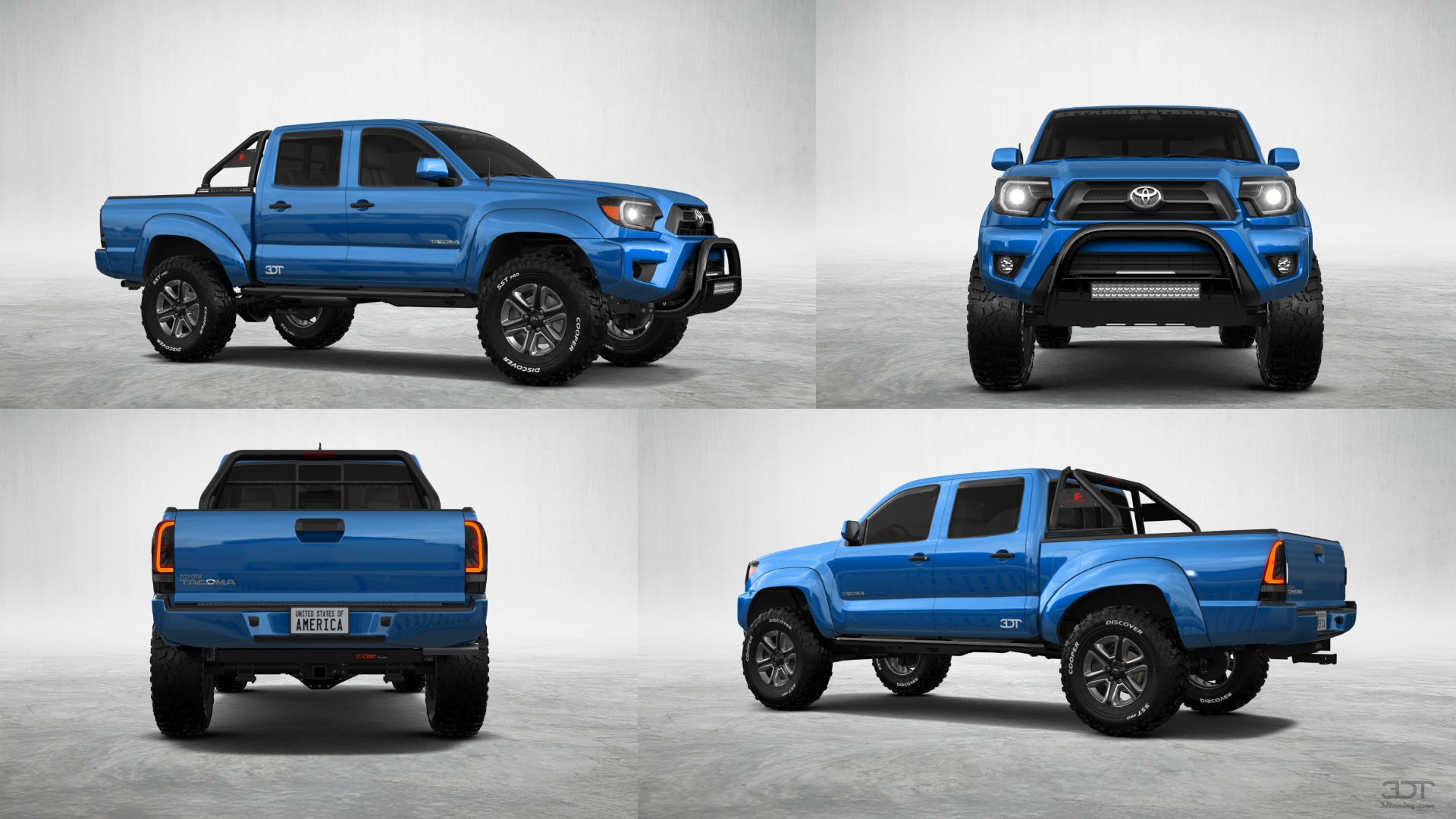 Toyota Tacoma Crew Cab 5.1 ft box 4 Door pickup truck 2012 tuning