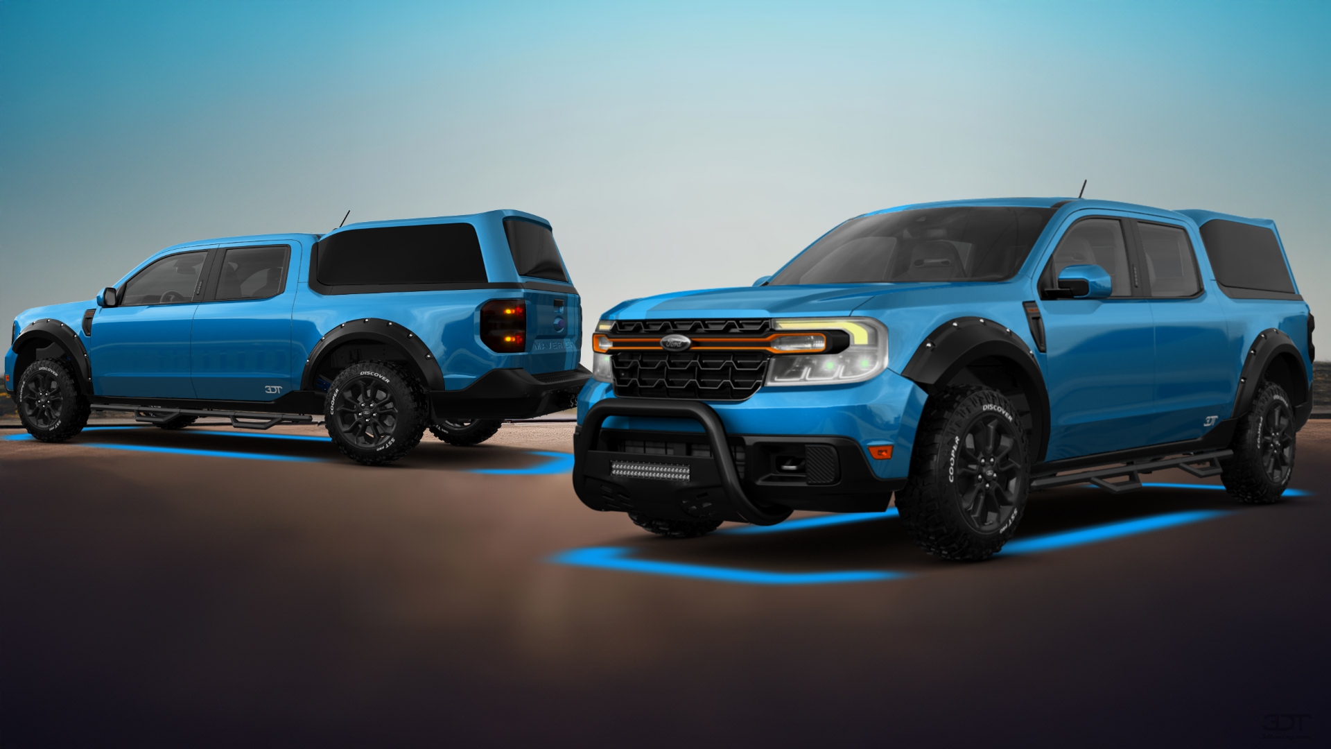 Ford Maverick 4 Door pickup truck 2022 tuning