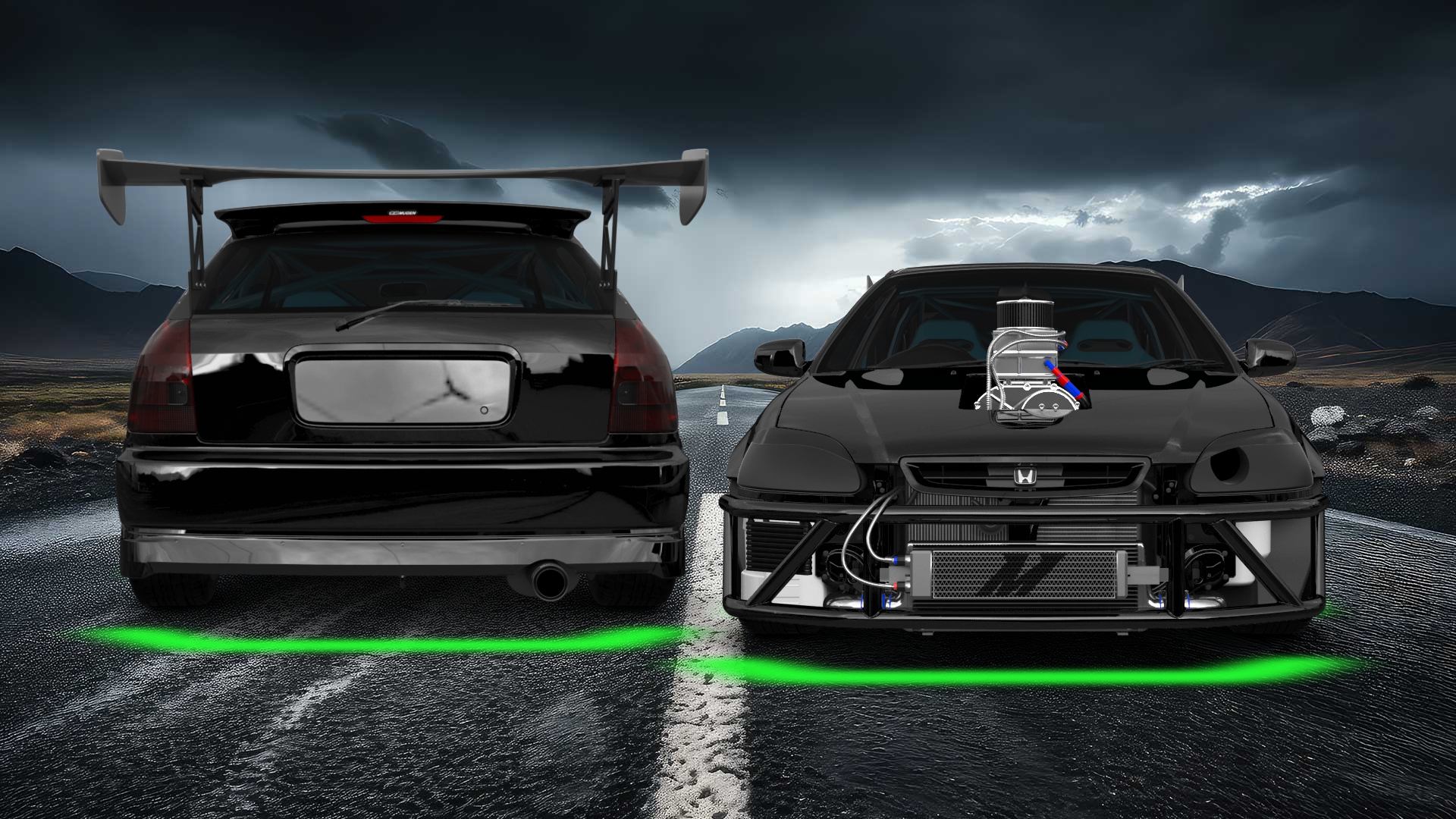Honda Civic 3 Door Hatchback 1997 tuning