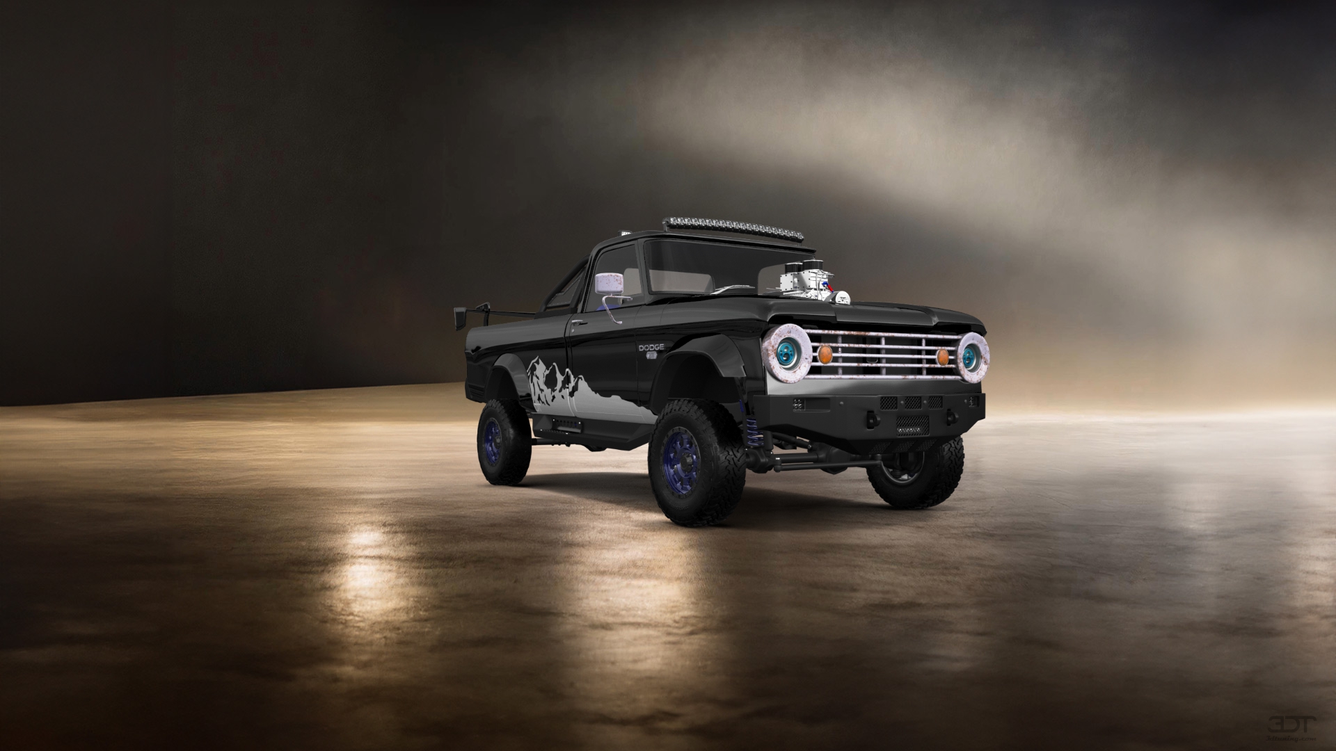 Dodge Power Wagon W200 2 Door pickup truck 1966