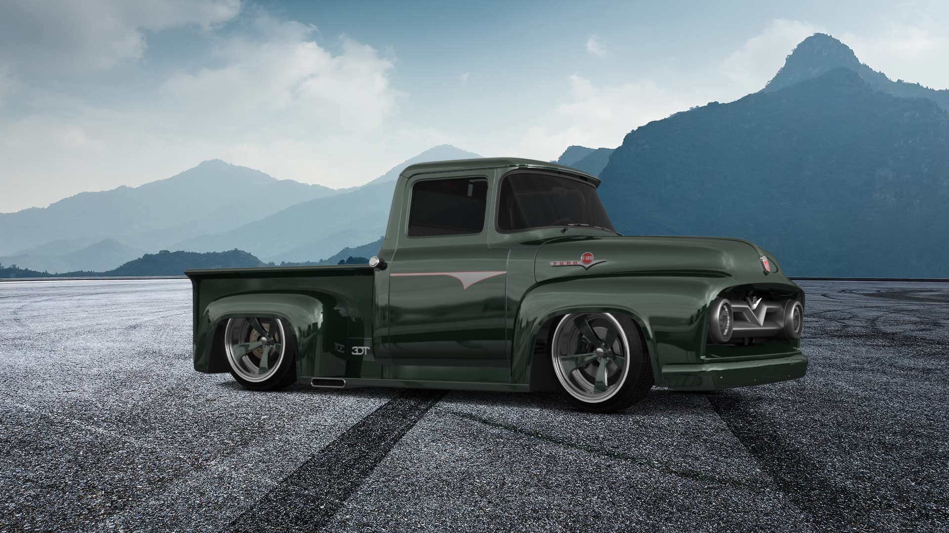 Ford F-100 2 Door truck 1956