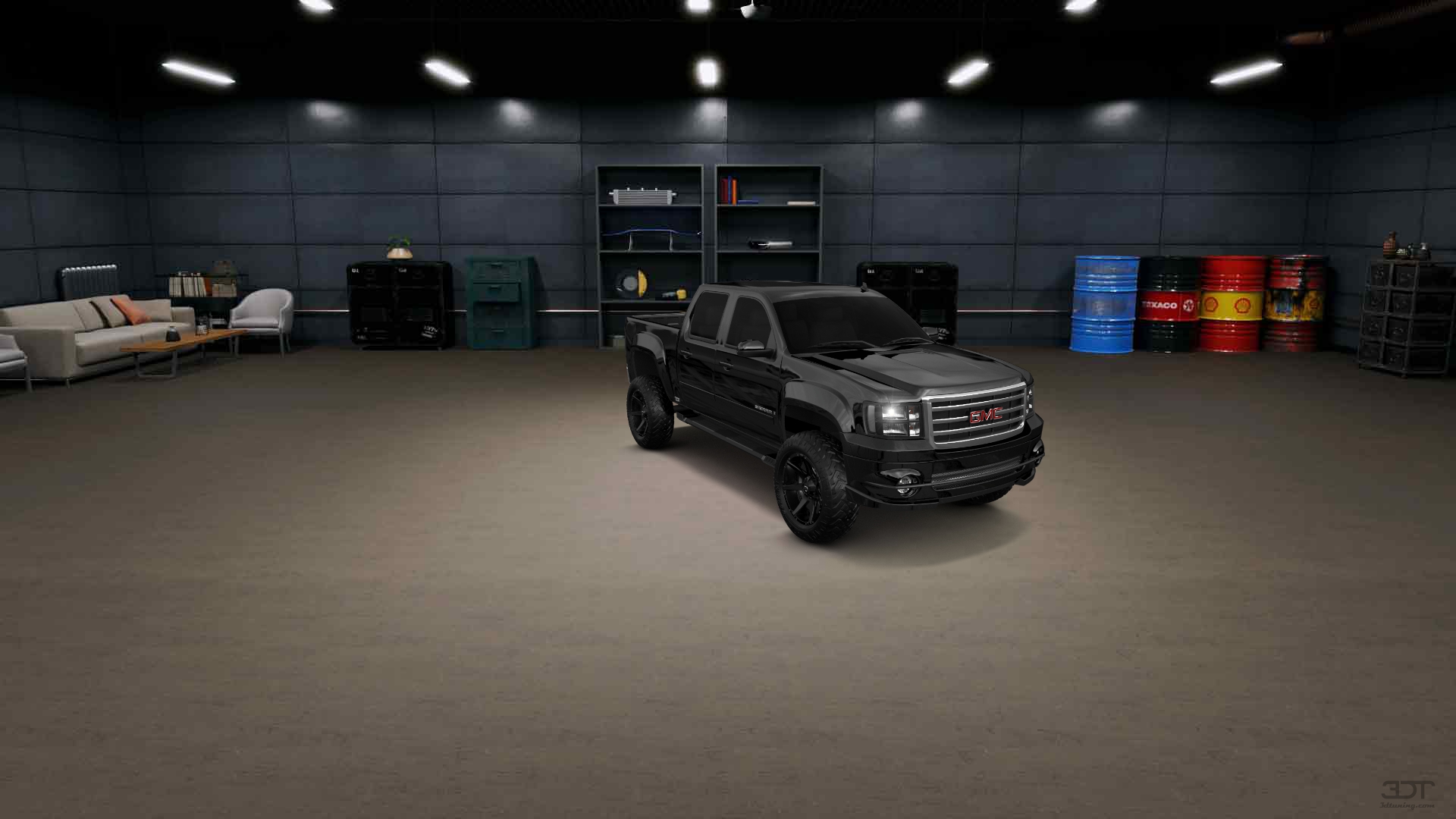GMC Sierra 1500 Crew Cab 5.8 ft box 4 Door pickup truck 2007 tuning