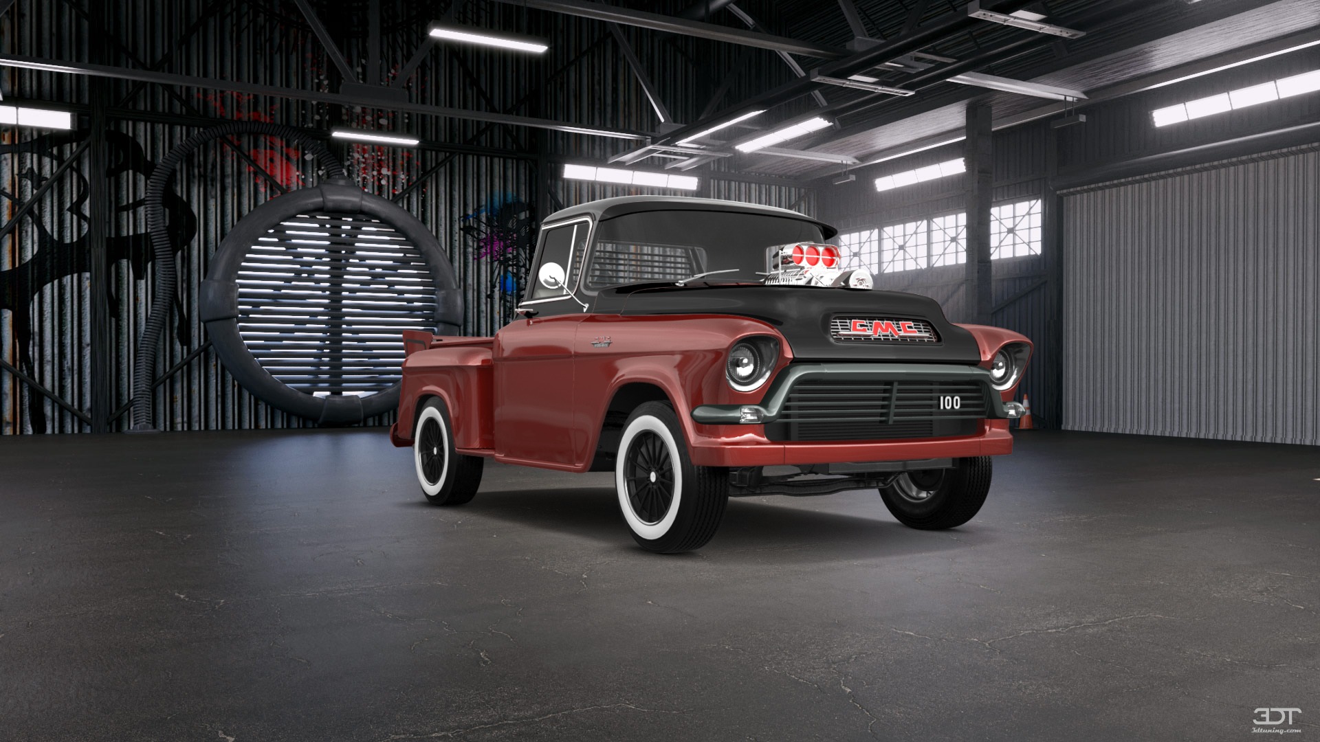 GMC 100 Stepside 2 Door pickup truck 1957 tuning