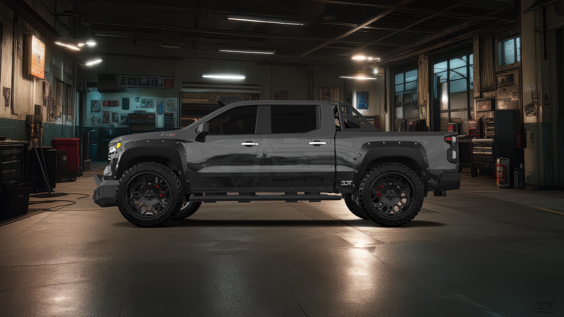 Chevrolet Silverado 1500 Crew Cab 5.8 ft box 4 Door pickup truck 2023 tuning