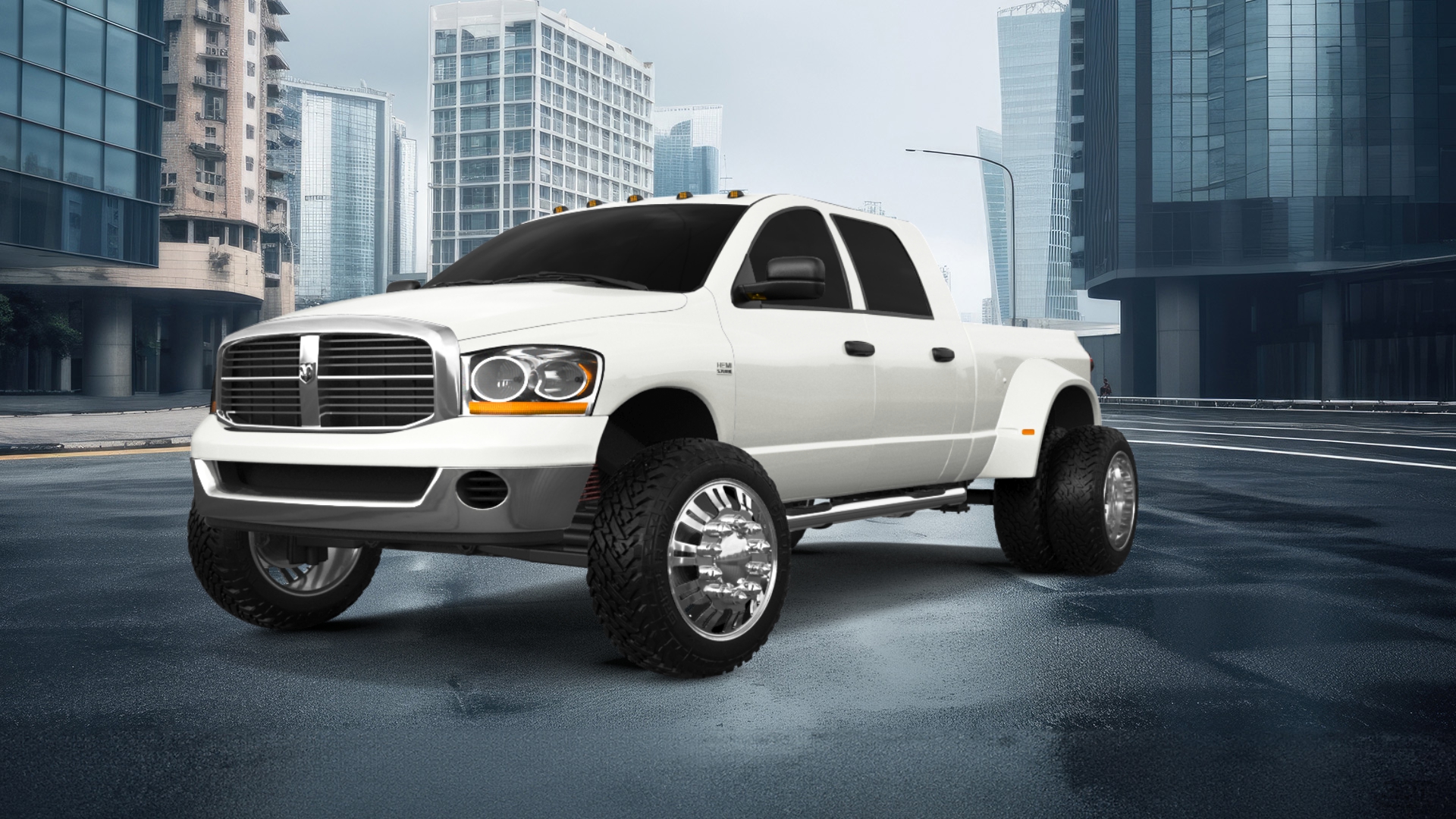 Dodge Ram 3500 Dually 4 Door pickup truck 2007 tuning