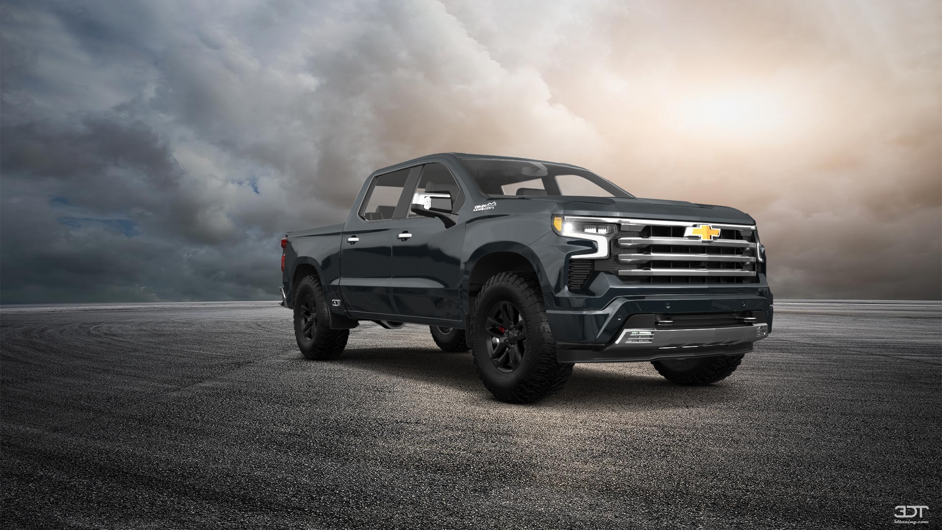 Chevrolet Silverado 1500 Crew Cab 5.8 ft box 4 Door pickup truck 2023 tuning