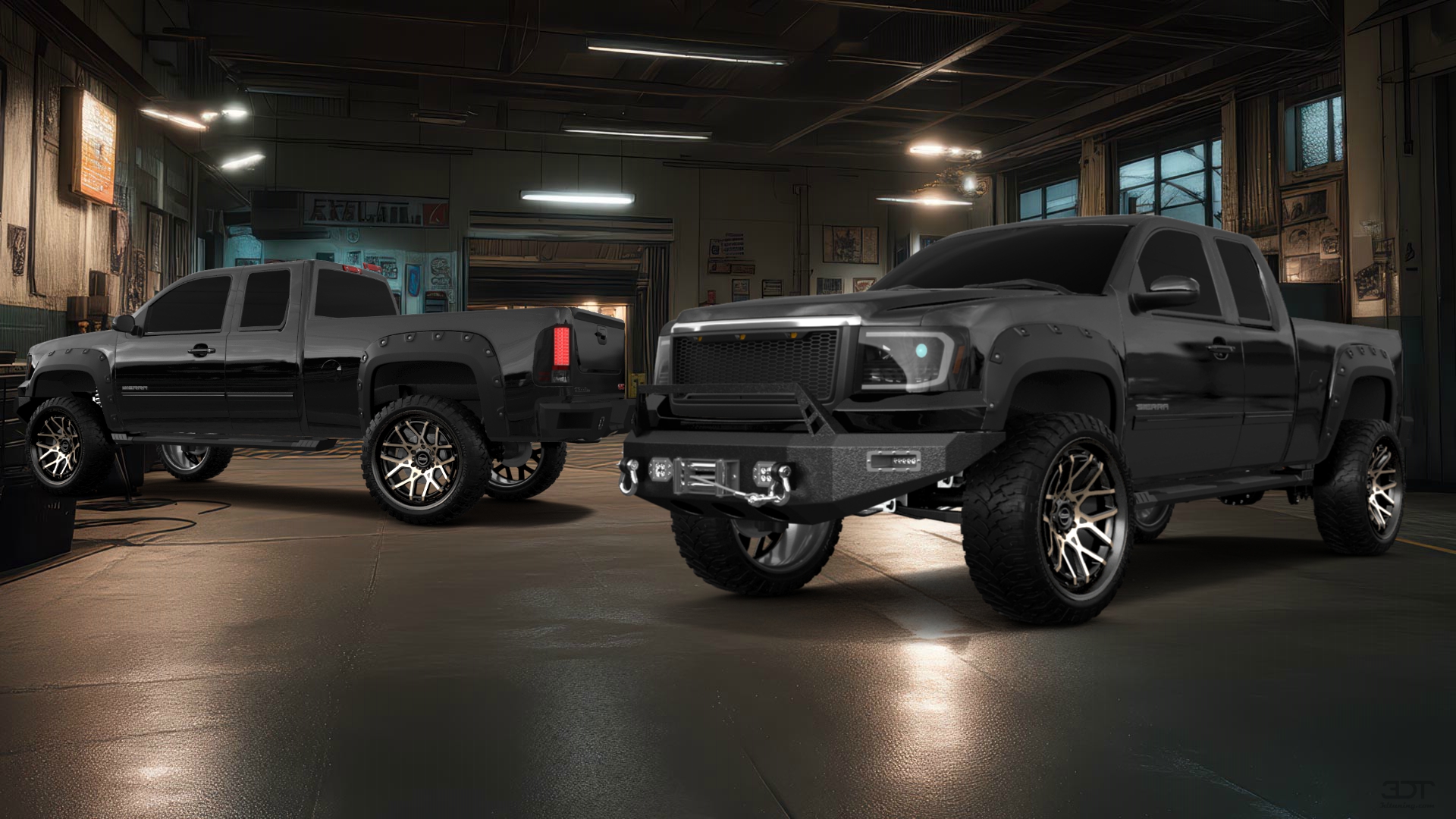 GMC Sierra 1500 Double Cab 6.6 ft box 2 Door truck 2007 tuning