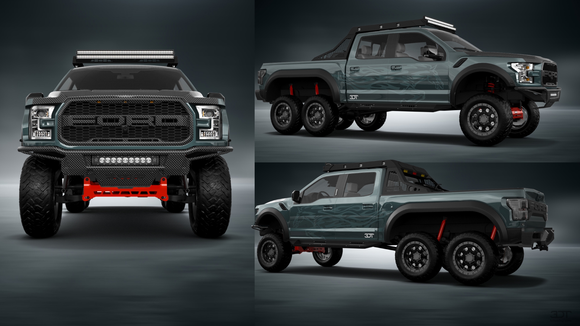 Ford Hennessey VelociRaptor 6x6 Truck 2017 tuning
