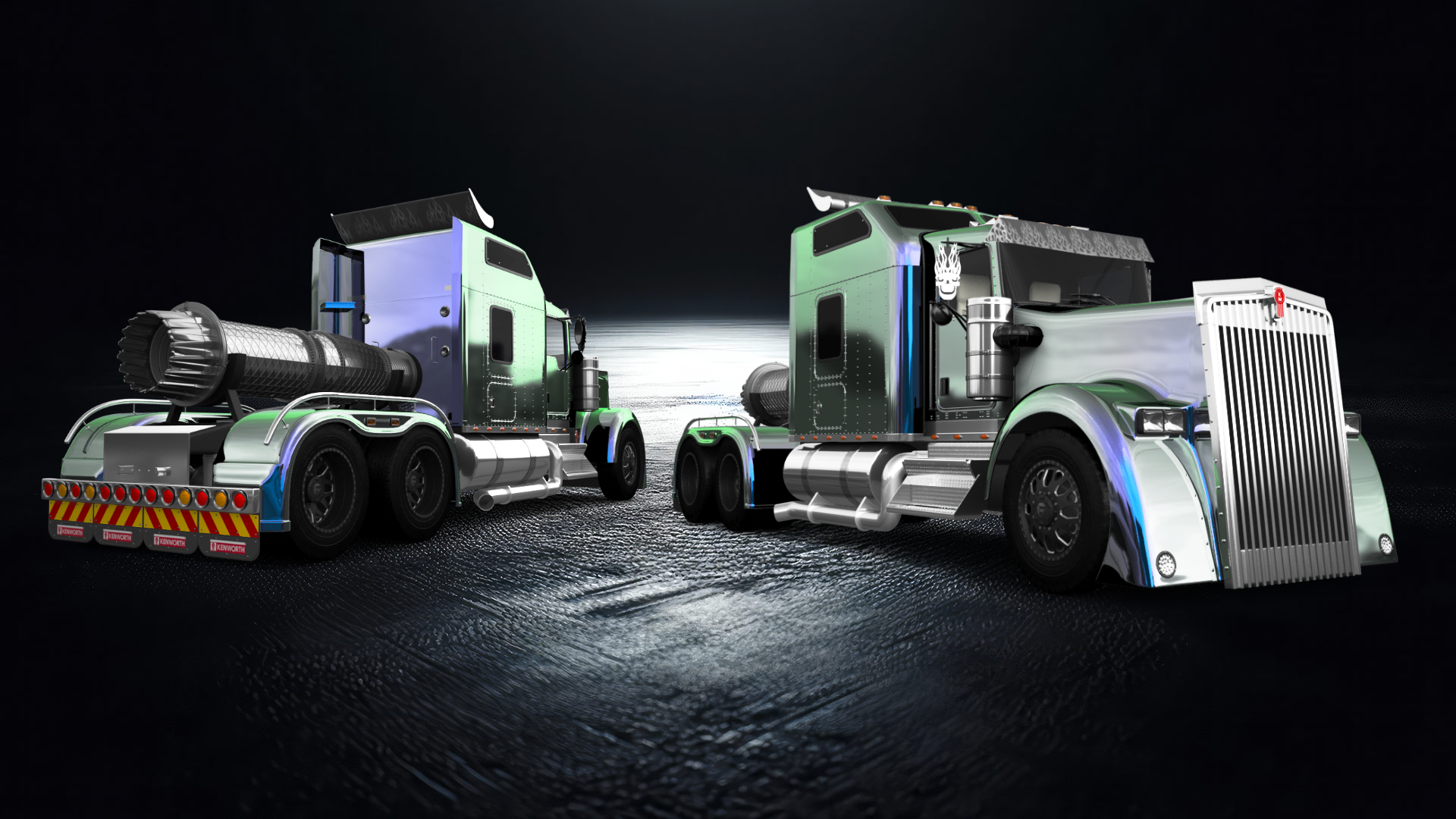Kenworth W900 Sleeper Cab Truck 2015 tuning