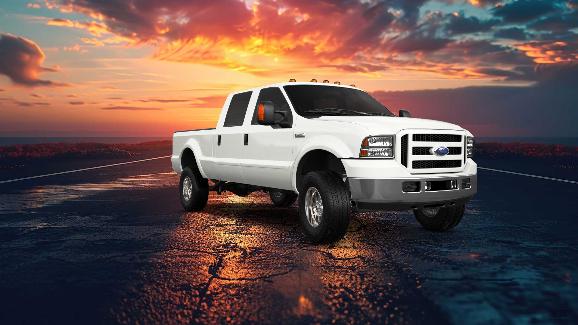 Ford F-250 Crew Cab 4 Door pickup truck 1999 tuning