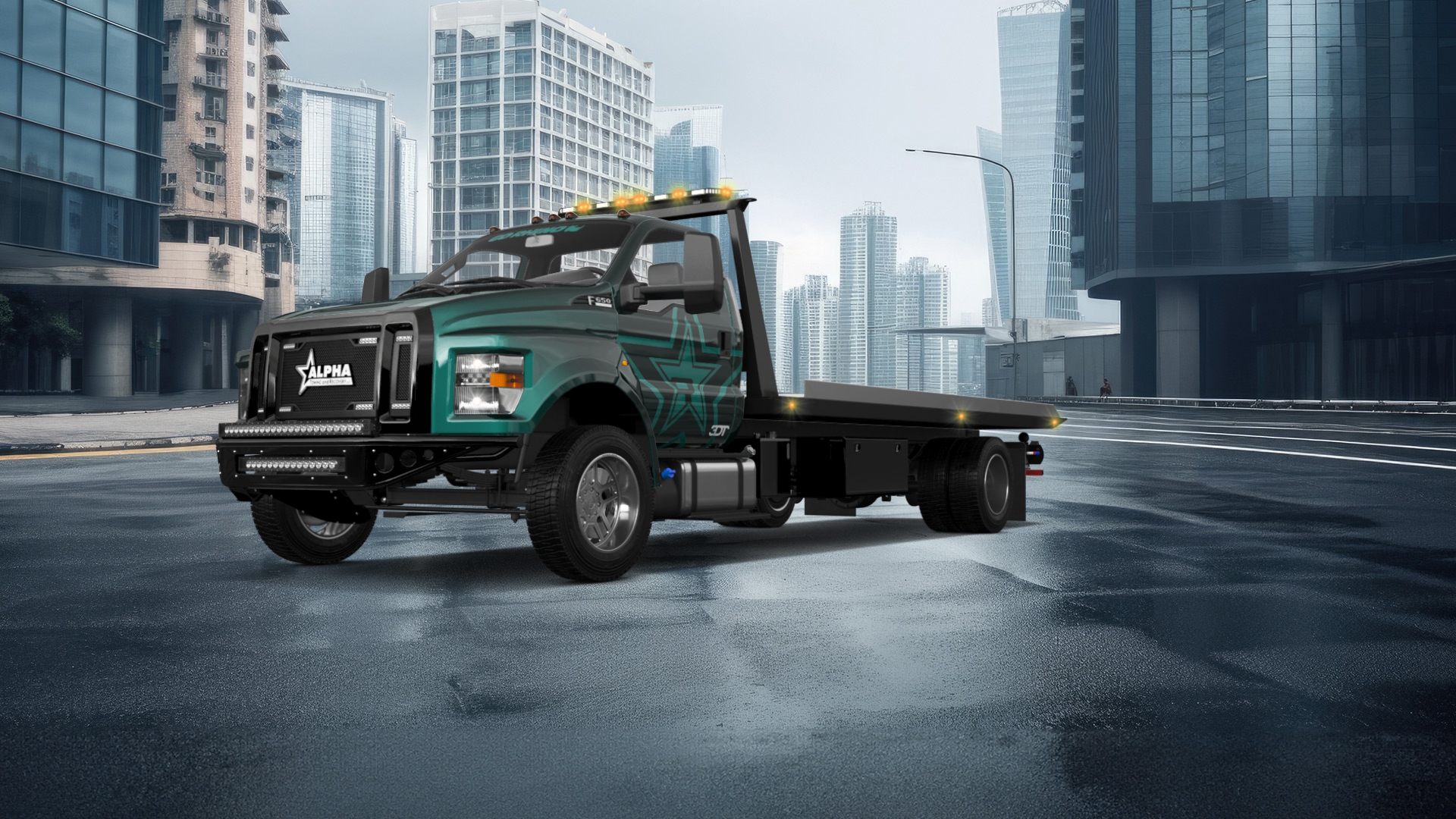 Ford F-650 Tow Truck Pickup 2016 tuning