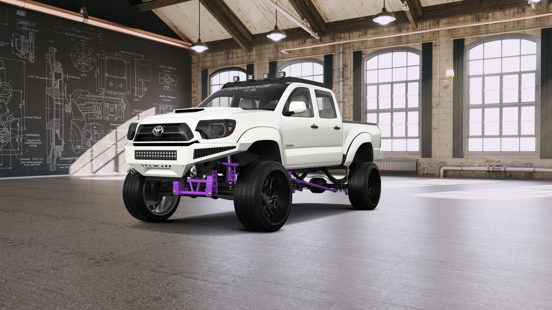 Toyota Tacoma Crew Cab 5.1 ft box 4 Door pickup truck 2012