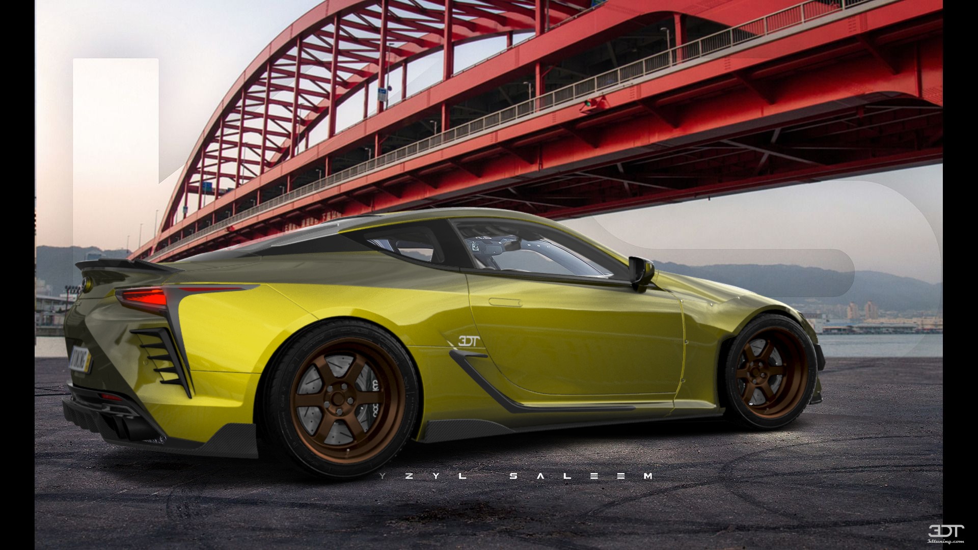 Lexus LC500 2 door fastback coupe 2017 tuning