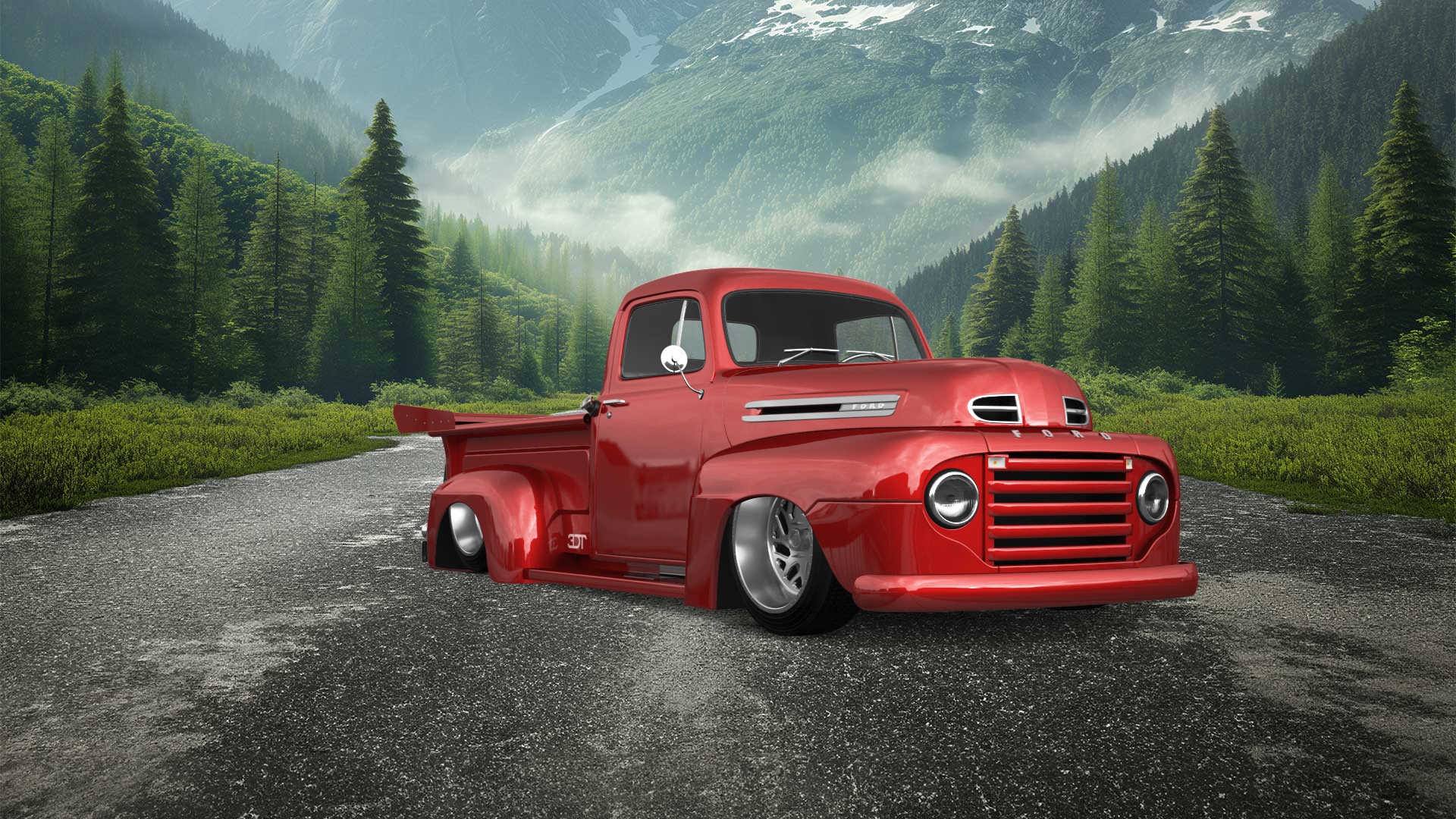 Ford F1 2 Door pickup truck 1949 tuning