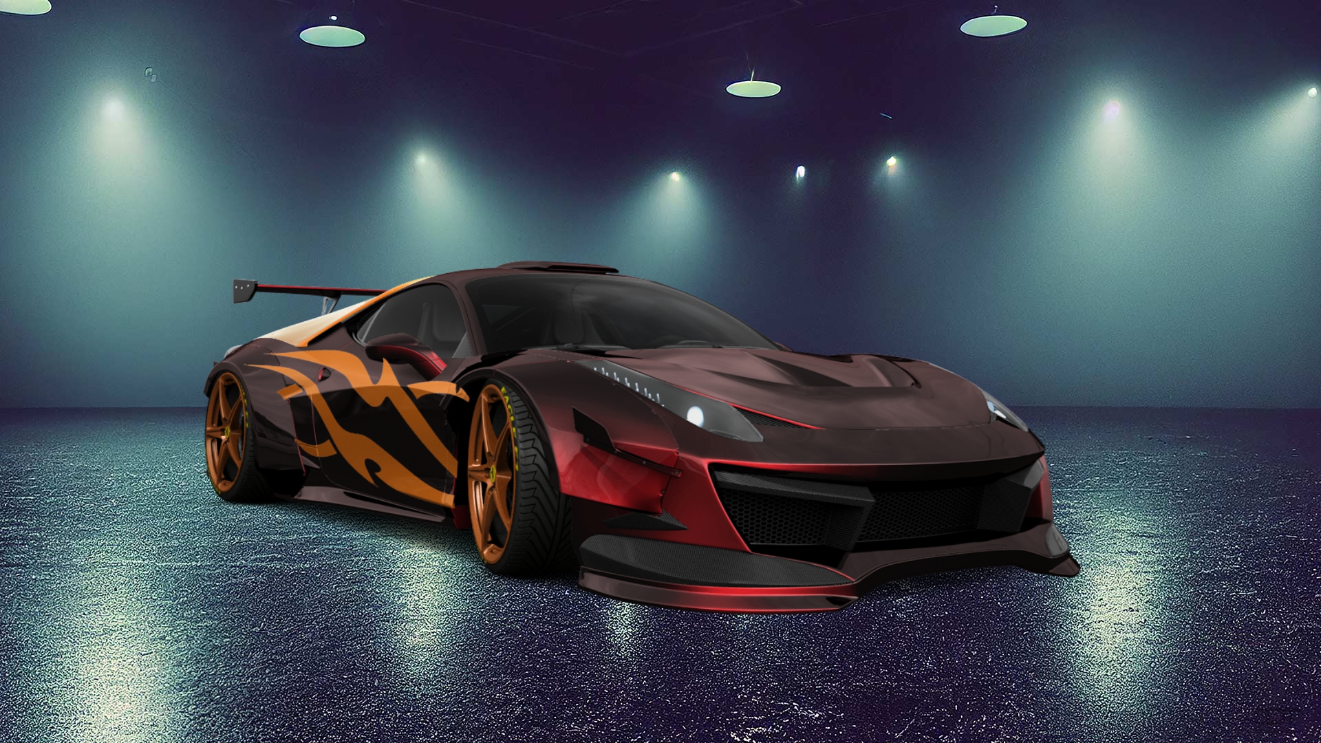 Ferrari 458 Italia 2 door spider 2010 tuning