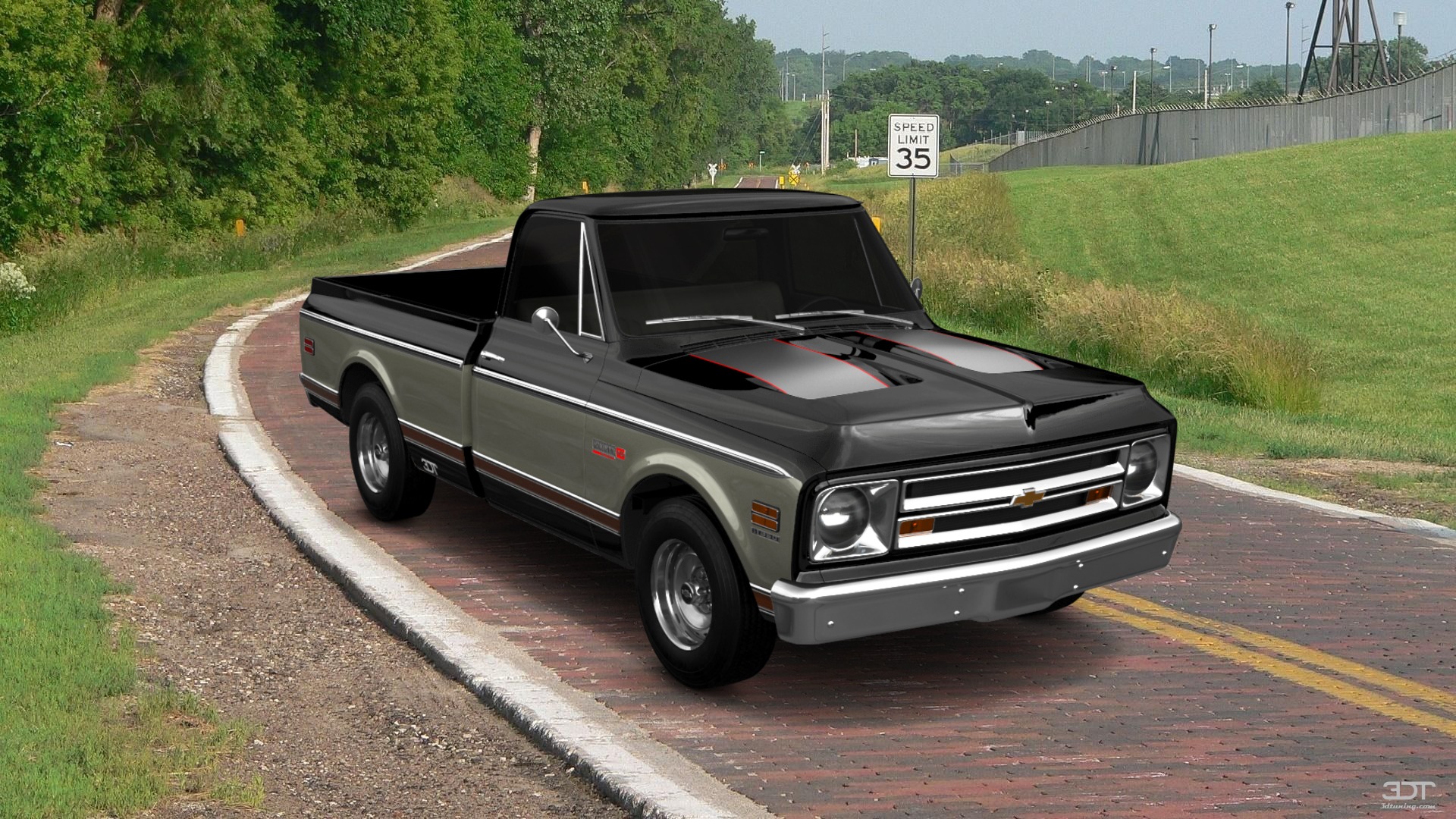 Tuning Chevrolet C-10 Cheyenne 2 Door pickup truck 1967
