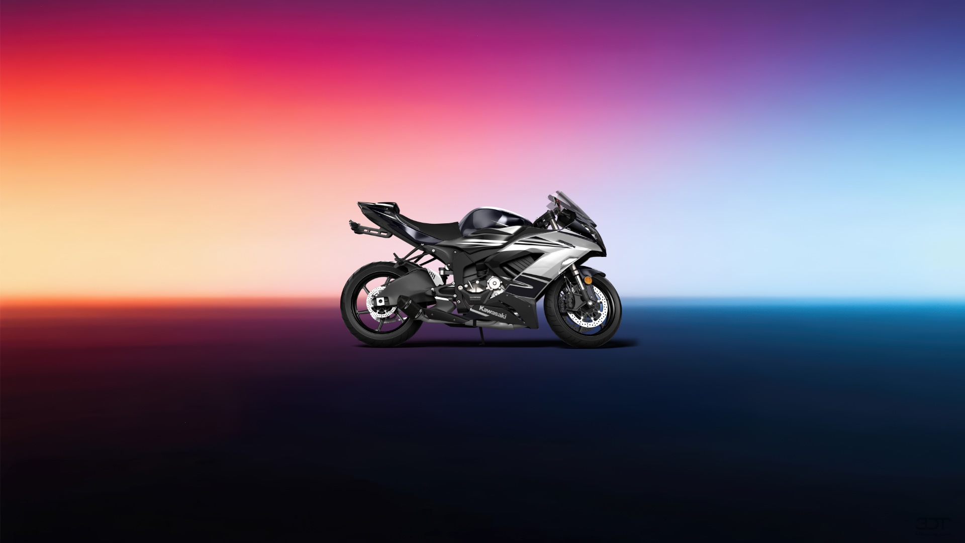 Kawasaki Ninja ZX 6R Sport Bike 2015 tuning